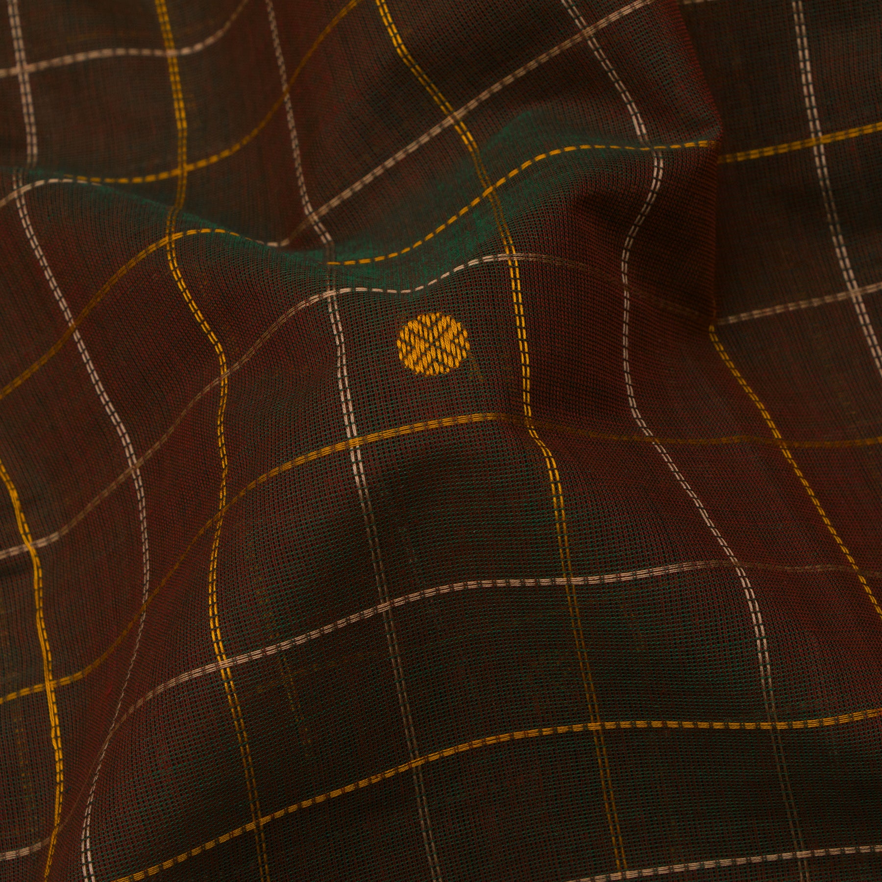 Kanakavalli Kanchi Cotton Sari 24-613-HS003-14422 - Fabric View