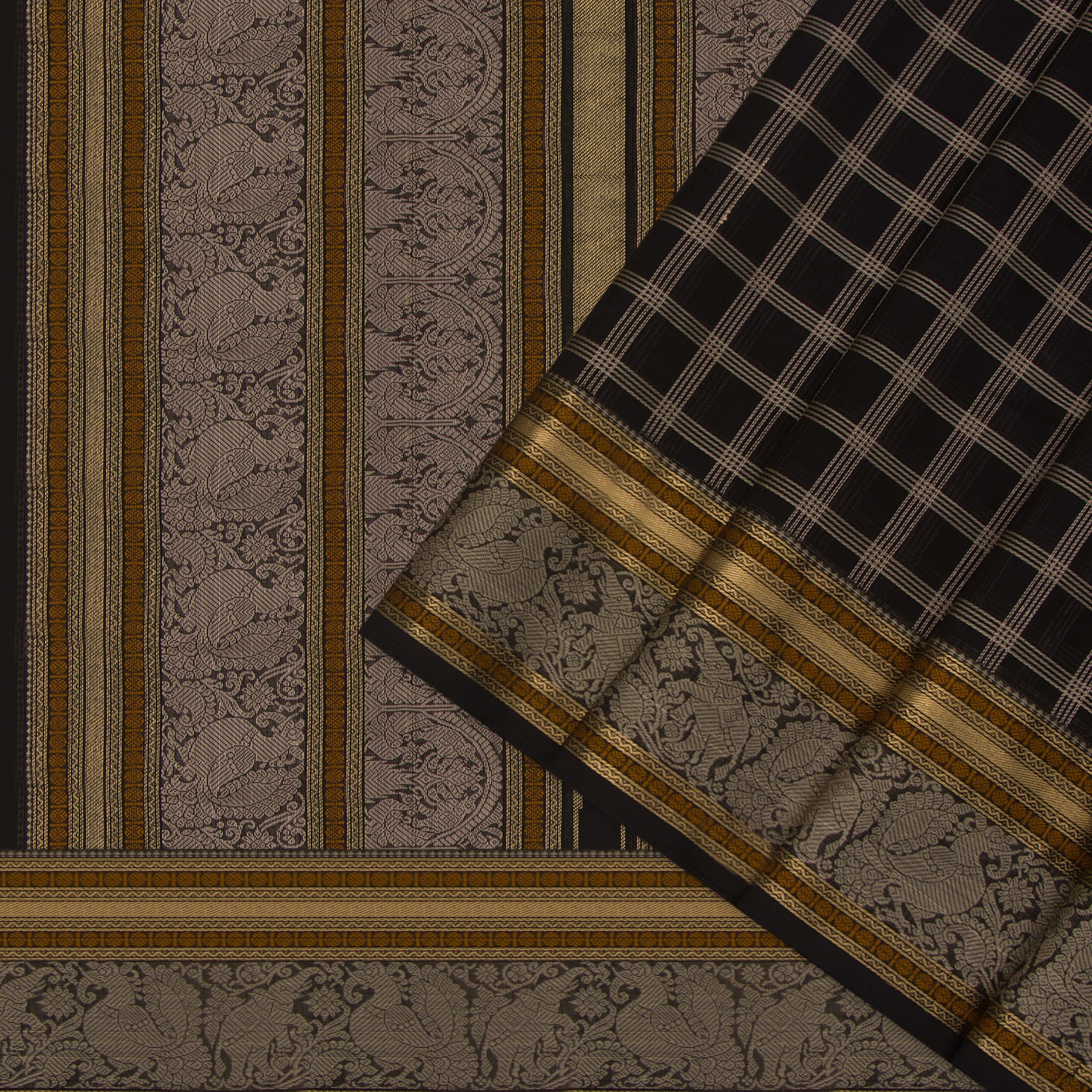 Kanakavalli Kanchi Cotton Sari 24-613-HS003-14424 - Cover View