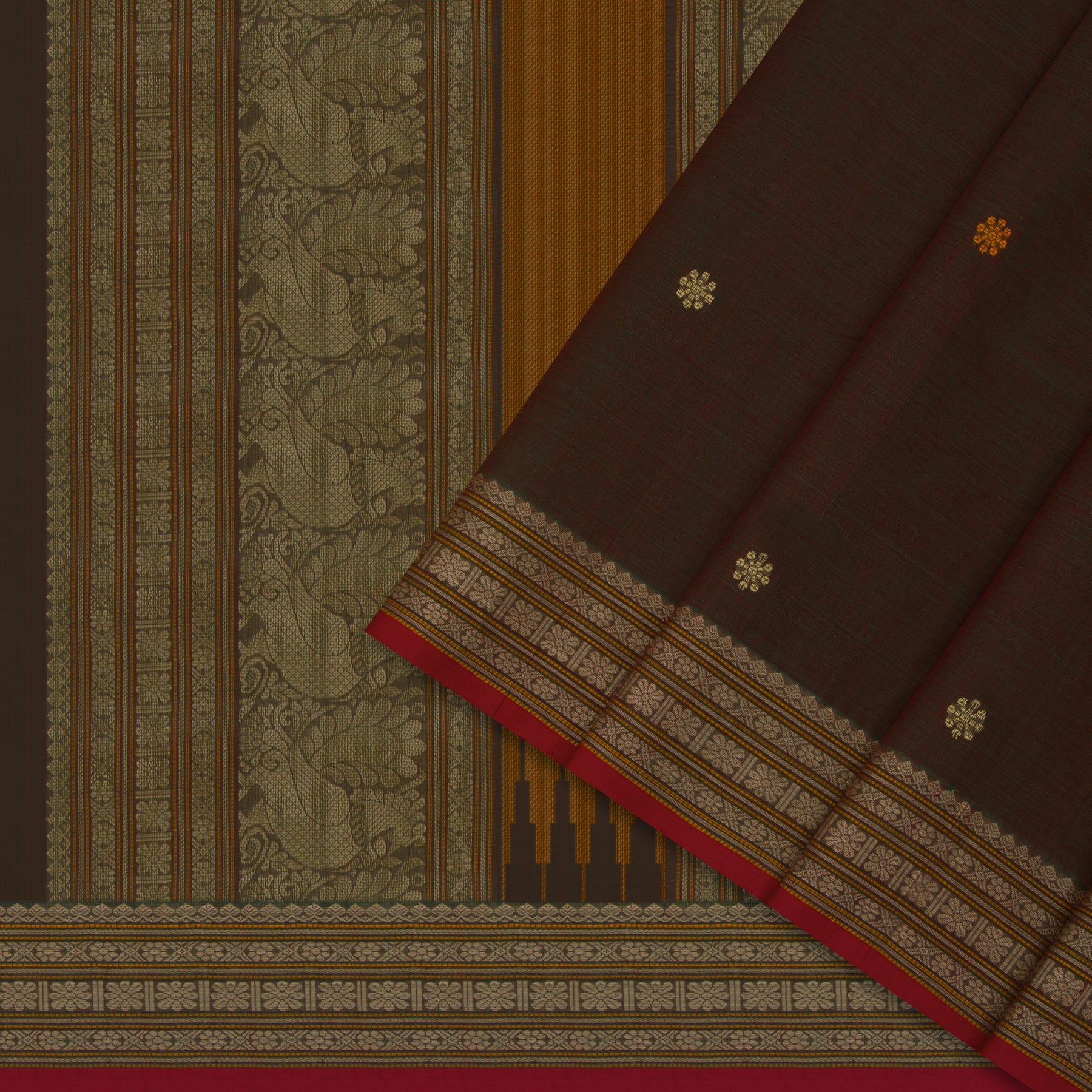 Kanakavalli Kanchi Cotton Sari 24-613-HS003-14429 - Cover View