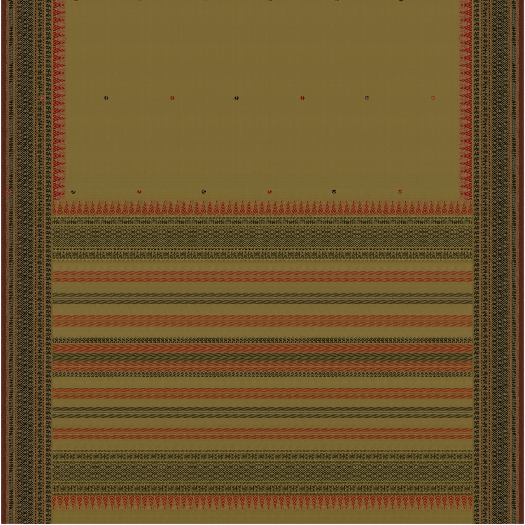 Kanakavalli Kanchi Cotton Sari 24-613-HS003-14439 - Full View