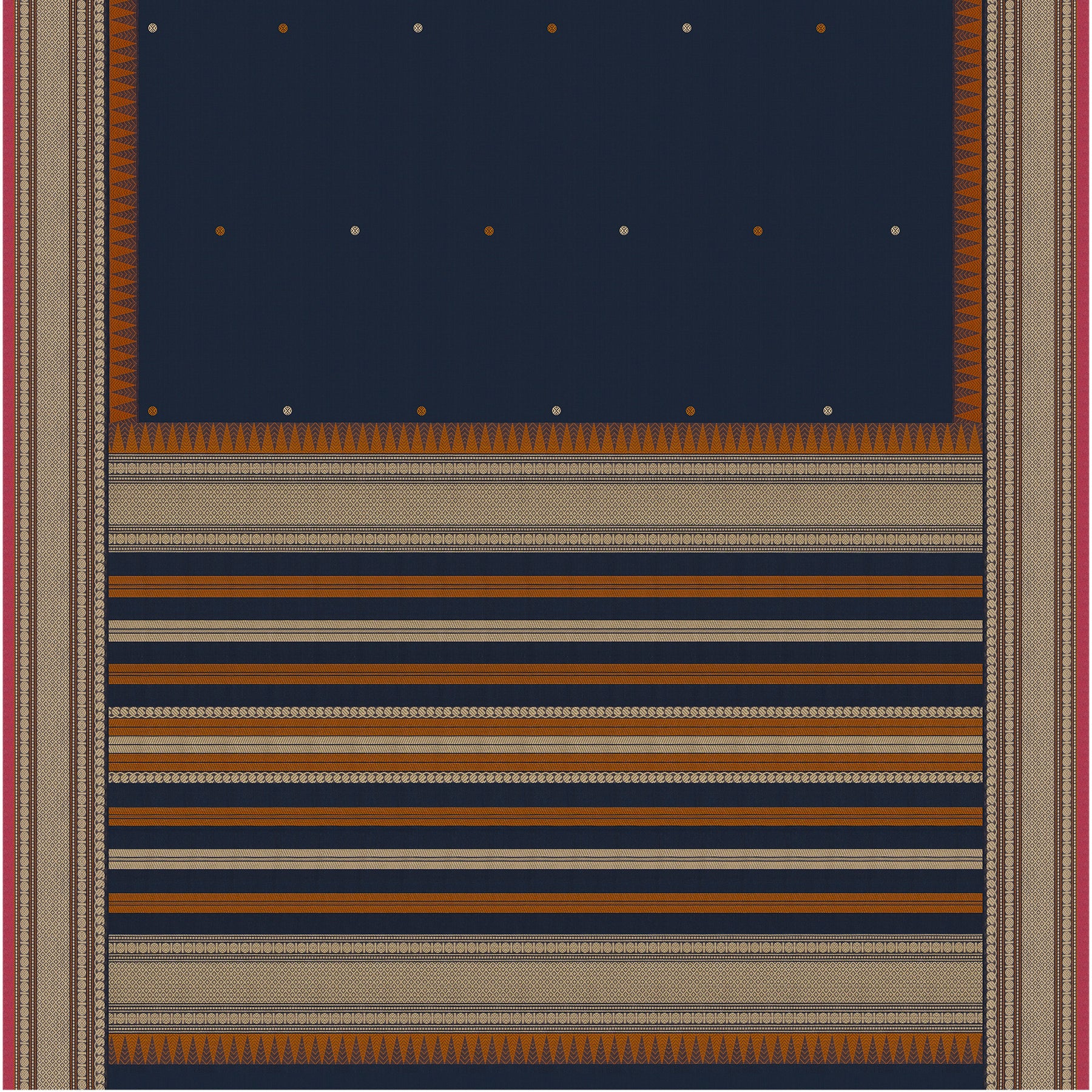 Kanakavalli Kanchi Cotton Sari 24-613-HS003-14441 - Full View