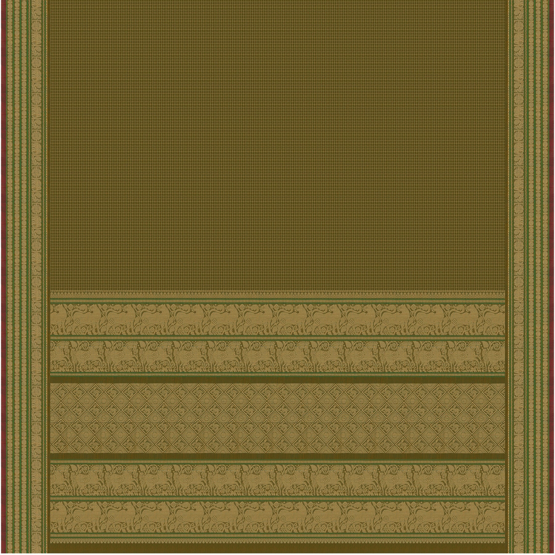 Kanakavalli Kanchi Cotton Sari 24-613-HS003-14445 - Full View