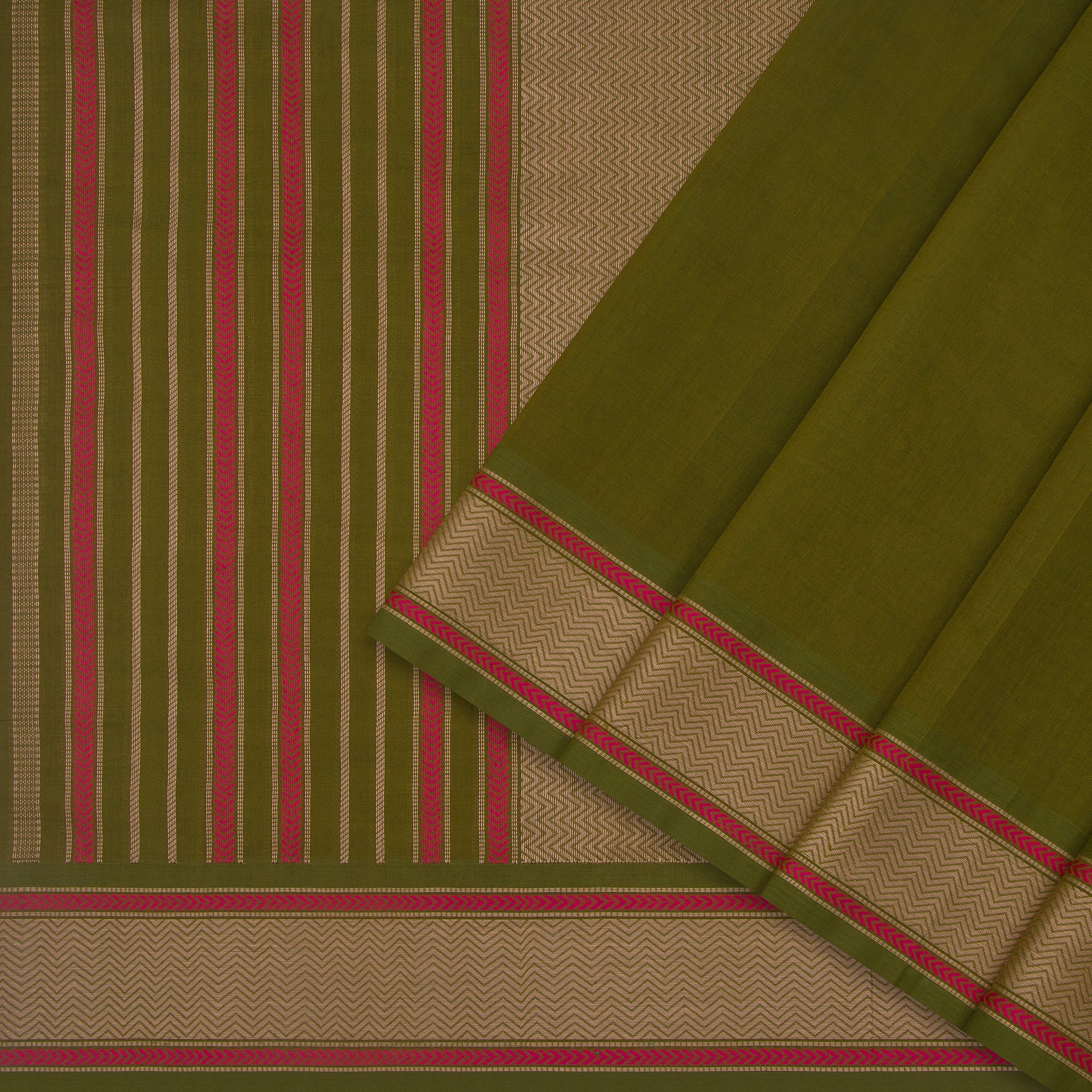 Kanakavalli Kanchi Cotton Sari 24-613-HS003-14452 - Cover View