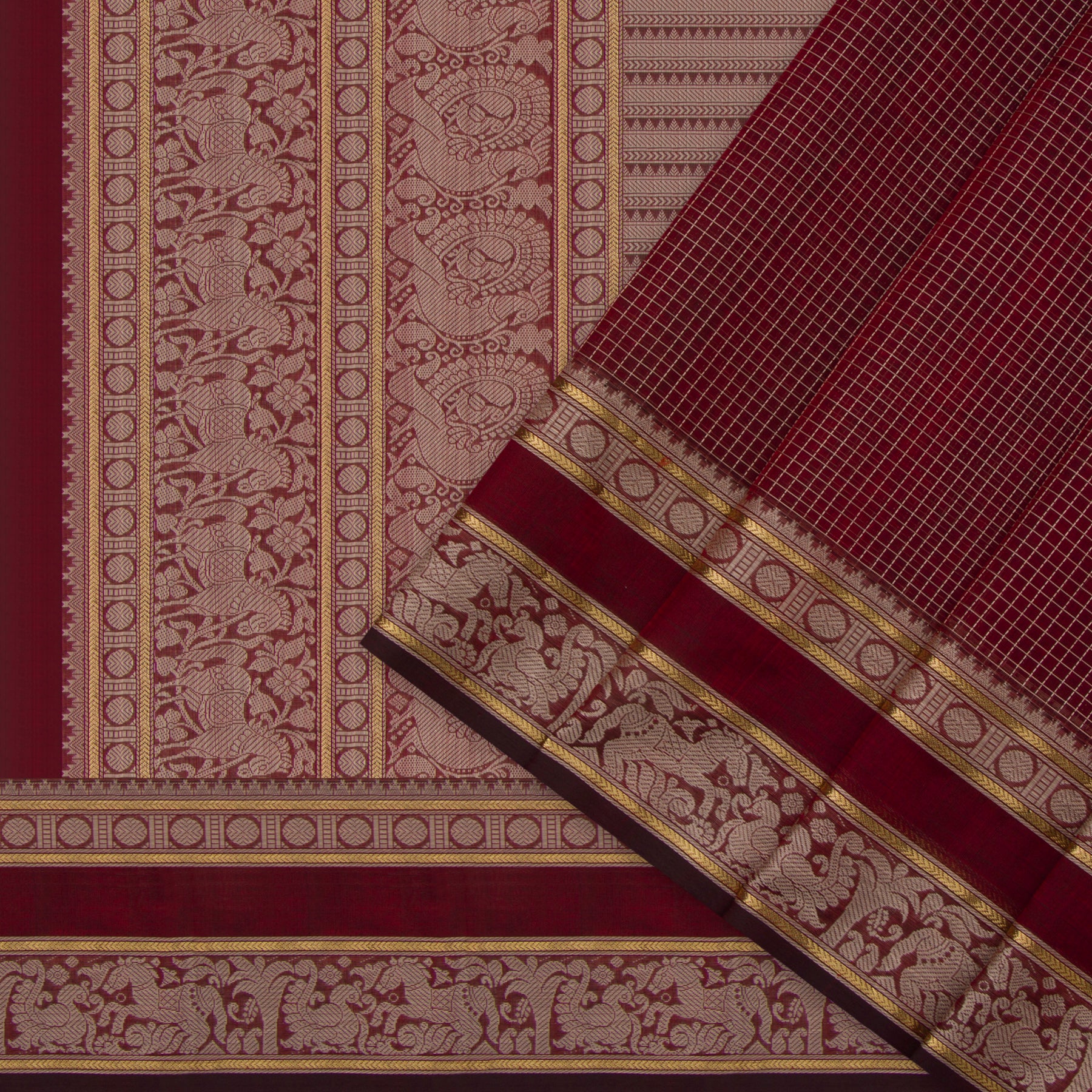 Kanakavalli Silk/Cotton Sari 24-613-HS005-00146 - Cover View