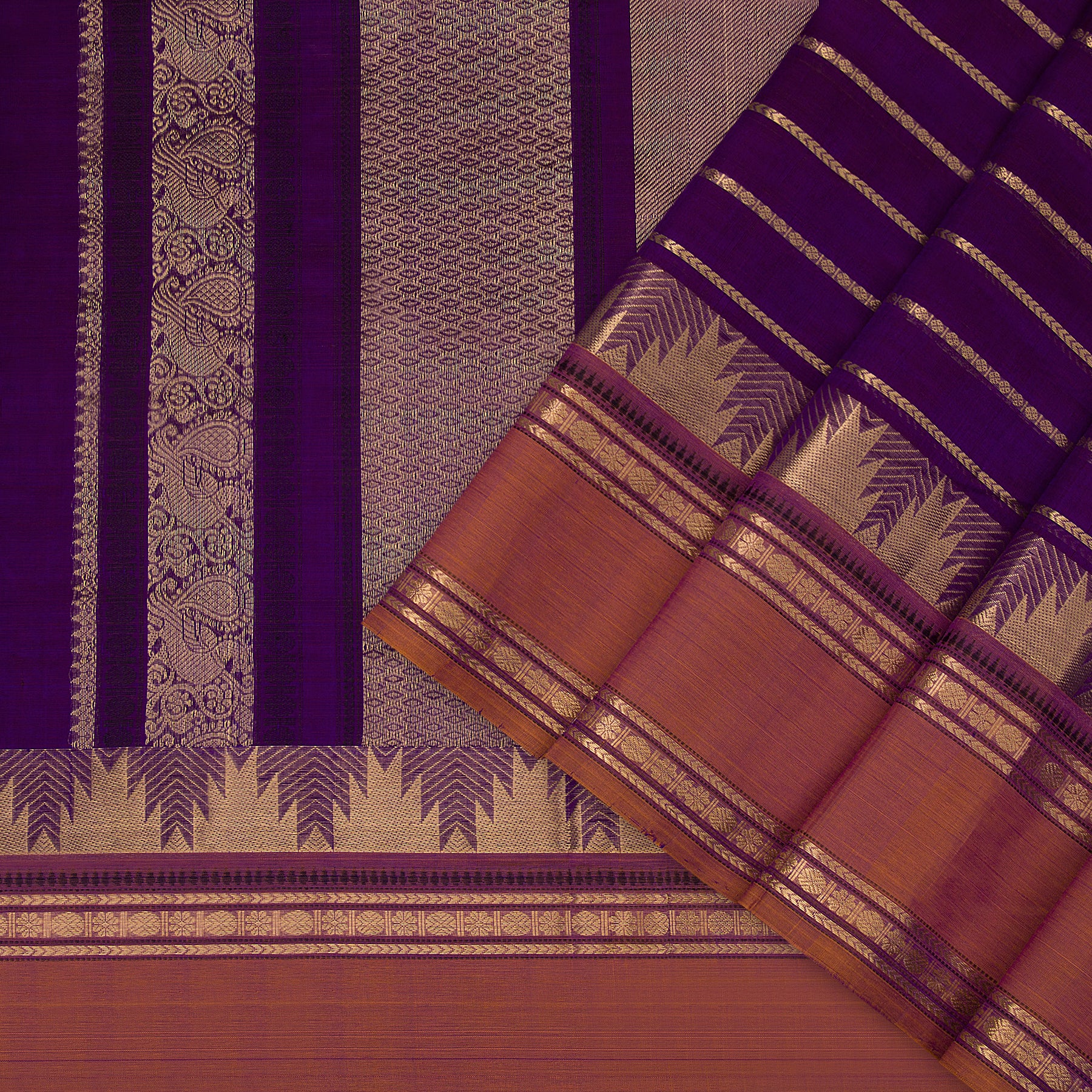 Kanakavalli Silk/Cotton Sari 24-613-HS005-00199 - Cover View