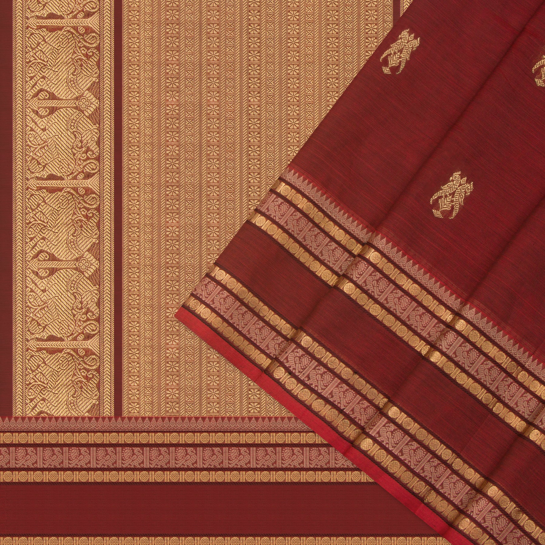 Kanakavalli Silk/Cotton Sari 24-613-HS005-04883 - Cover View