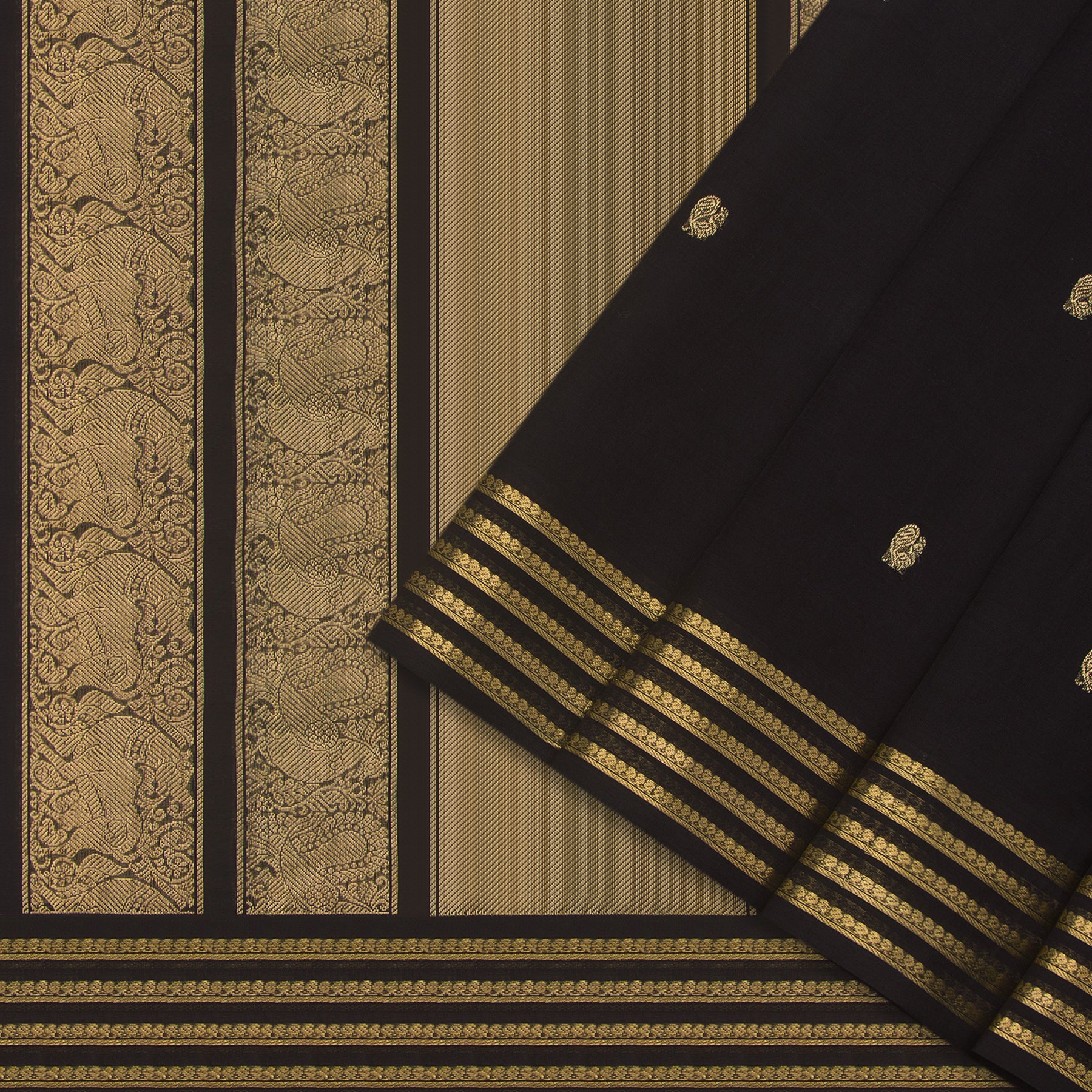 Kanakavalli Silk/Cotton Sari 24-613-HS005-04903 - Cover View