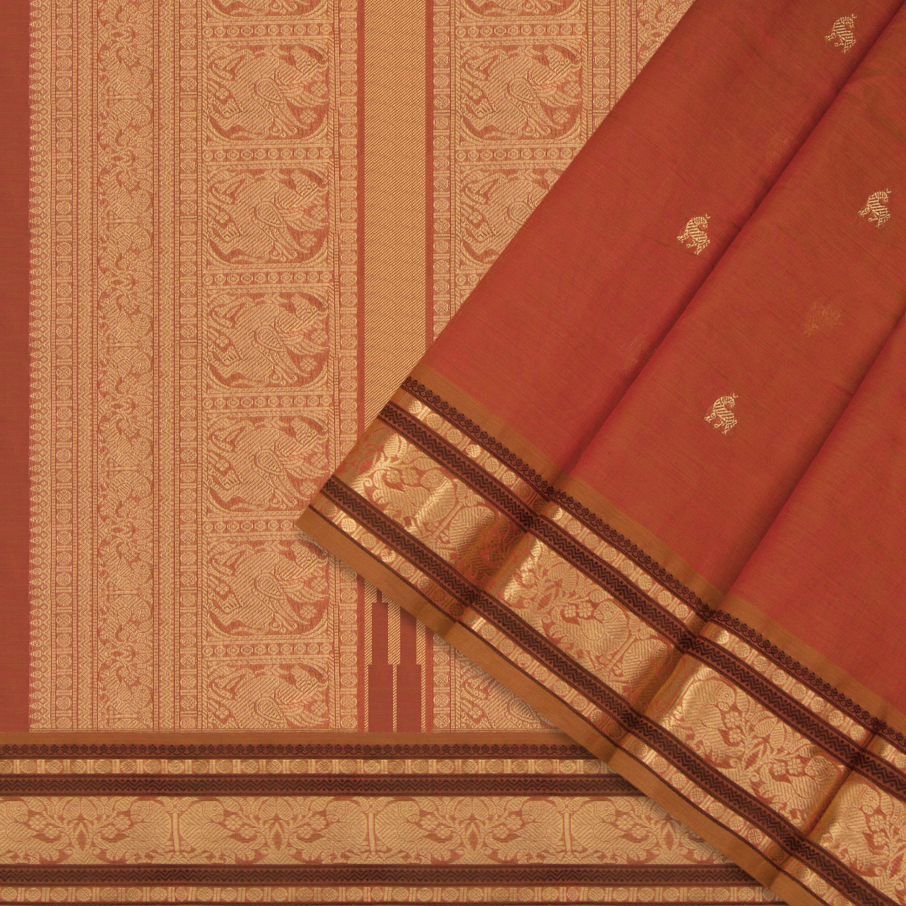 Kanakavalli Silk/Cotton Sari 24-613-HS005-04918 - Cover View
