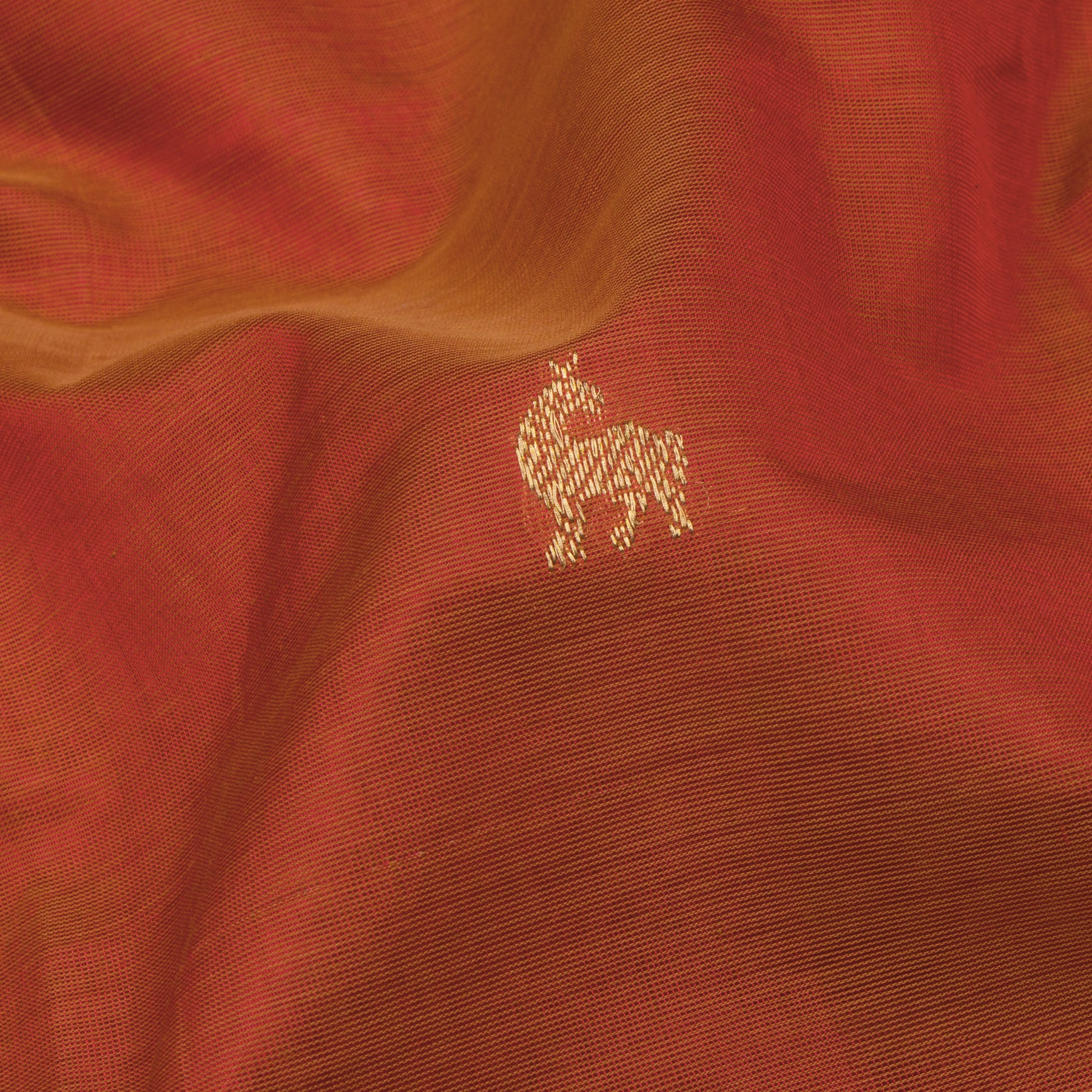Kanakavalli Silk/Cotton Sari 24-613-HS005-04918 - Fabric View