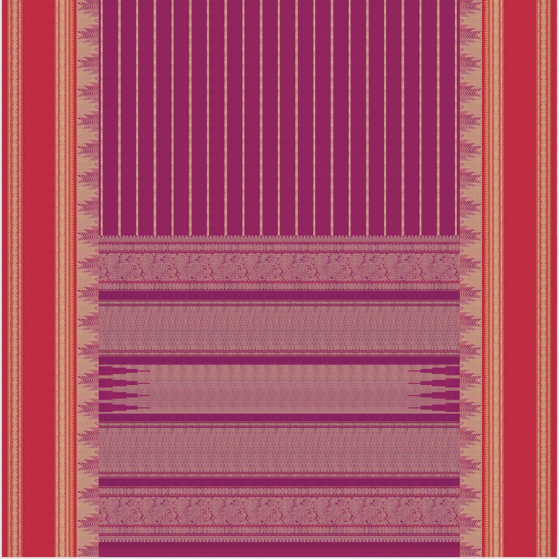 Kanakavalli Silk/Cotton Sari 24-613-HS005-05803 - Full View