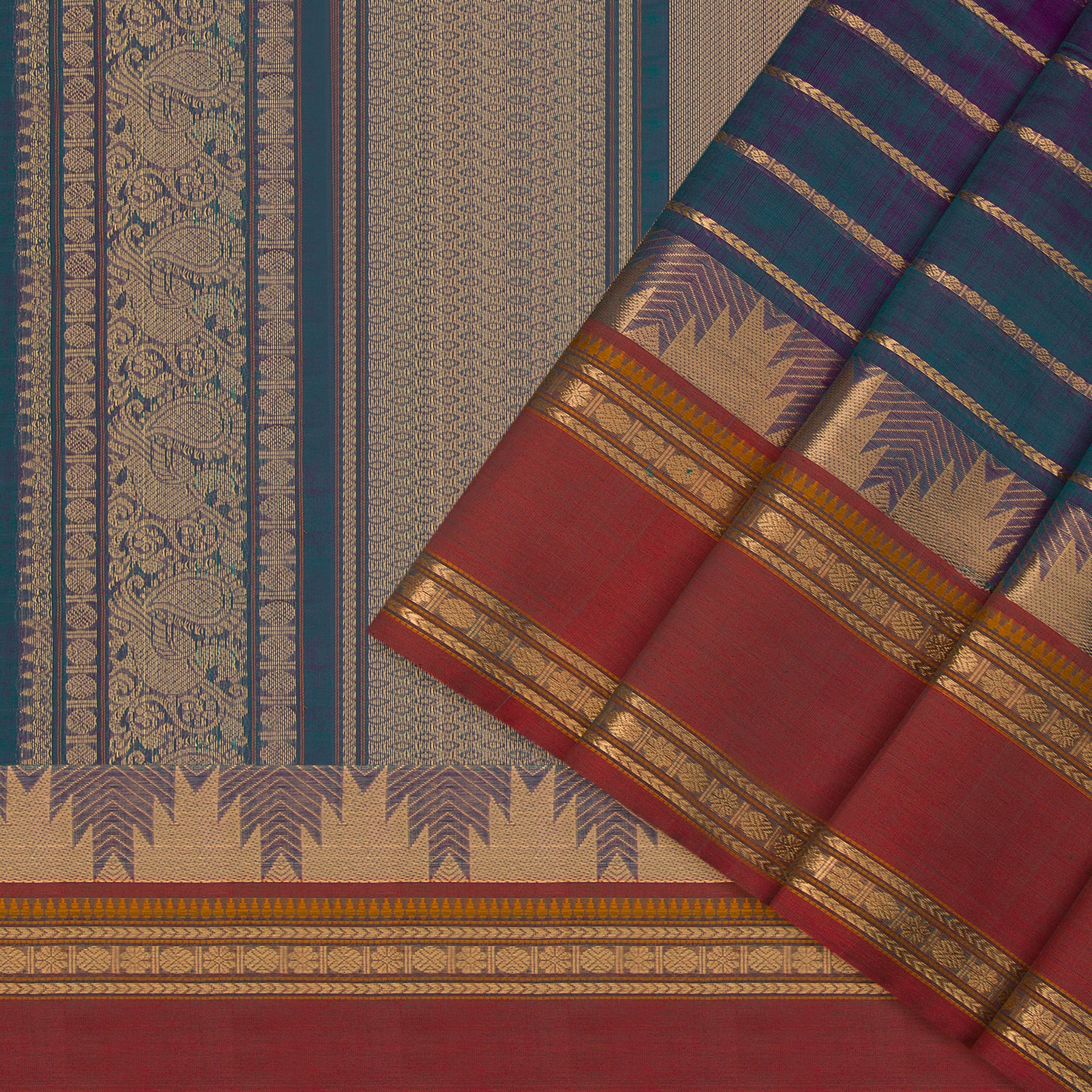 Kanakavalli Silk Cotton Sari 24-613-HS005-05815 - Cover View