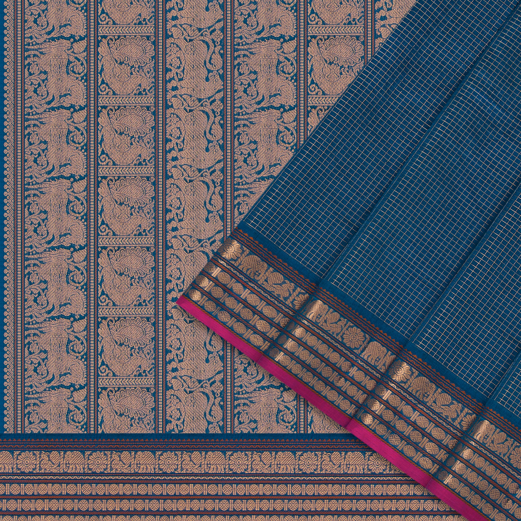 Kanakavalli Silk Cotton Sari 24-613-HS005-05821 - Cover View