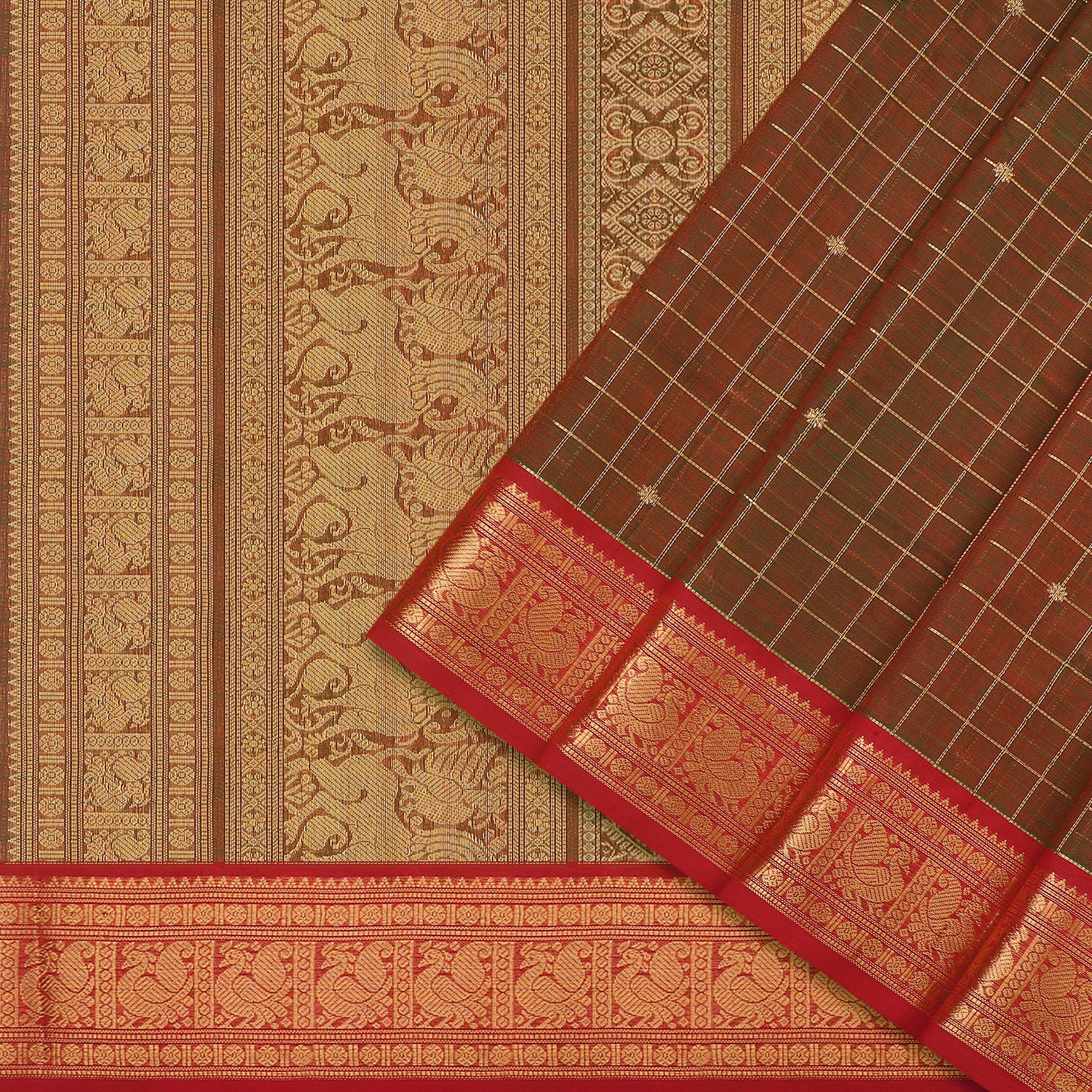 Kanakavalli Silk Cotton Sari 24-613-HS005-05832 - Cover View