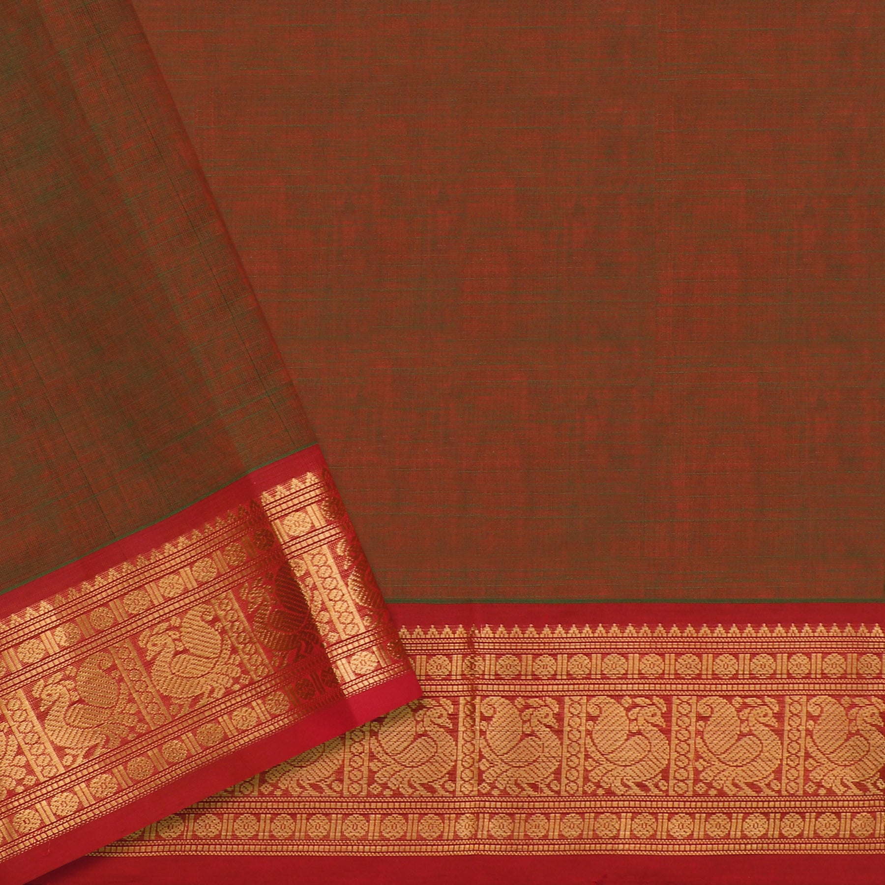 Kanakavalli Silk Cotton Sari 24-613-HS005-05832 - Blouse View