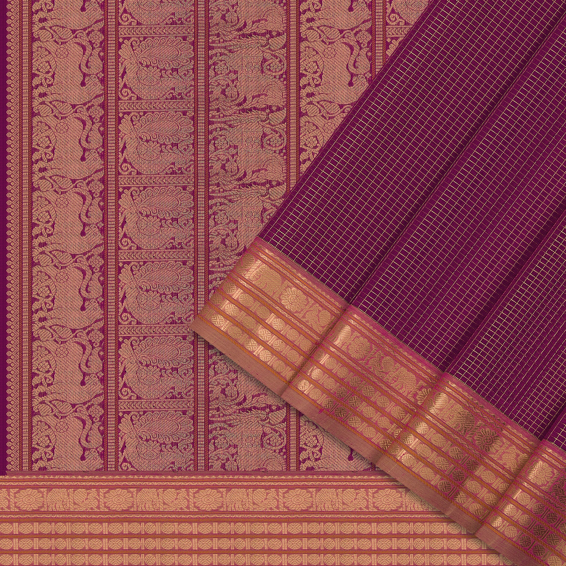 Kanakavalli Silk Cotton Sari 24-613-HS005-05837 - Cover View