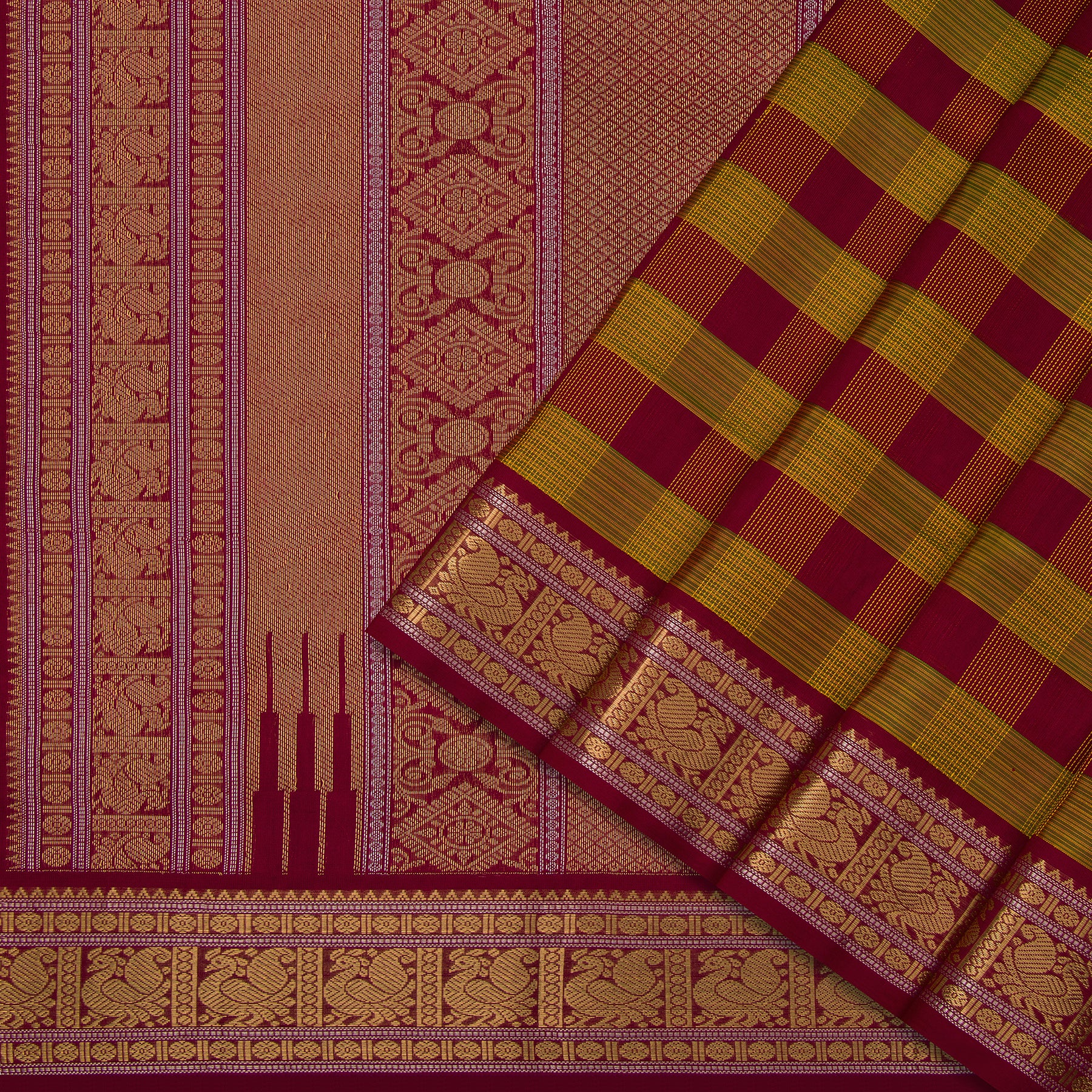 Kanakavalli Silk Cotton Sari 24-613-HS005-05847 - Cover View