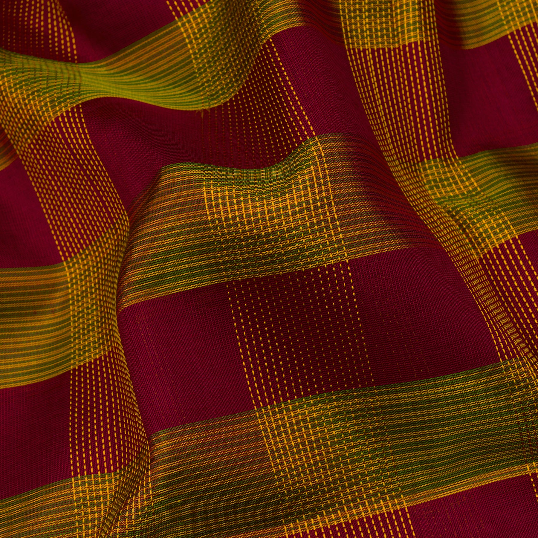 Kanakavalli Silk Cotton Sari 24-613-HS005-05847 - Fabric View