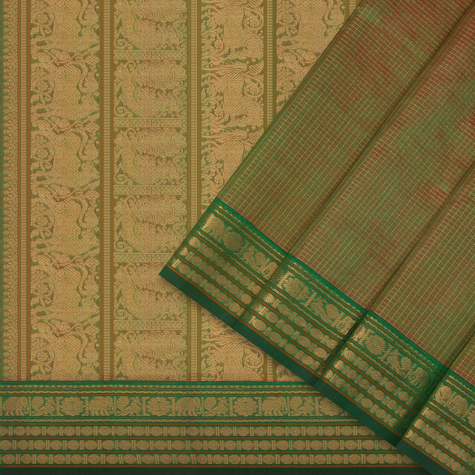 Kanakavalli Silk/Cotton Sari 24-613-HS005-05920 - Cover View