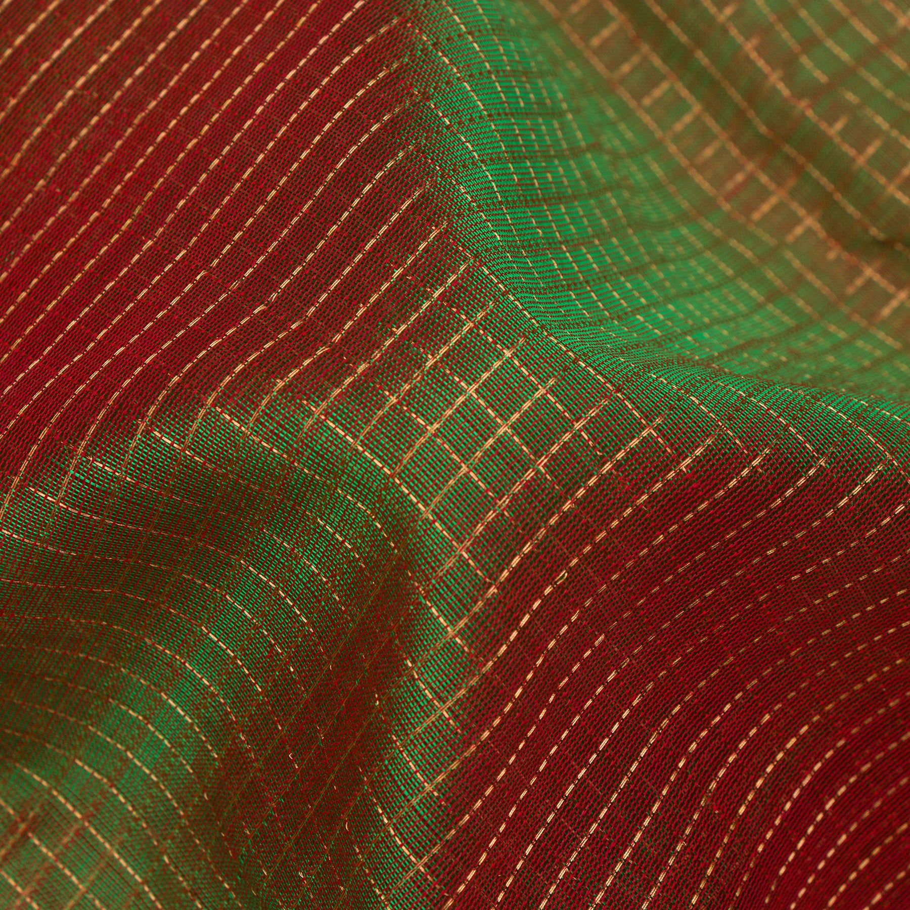 Kanakavalli Silk/Cotton Sari 24-613-HS005-05920 - Fabric View