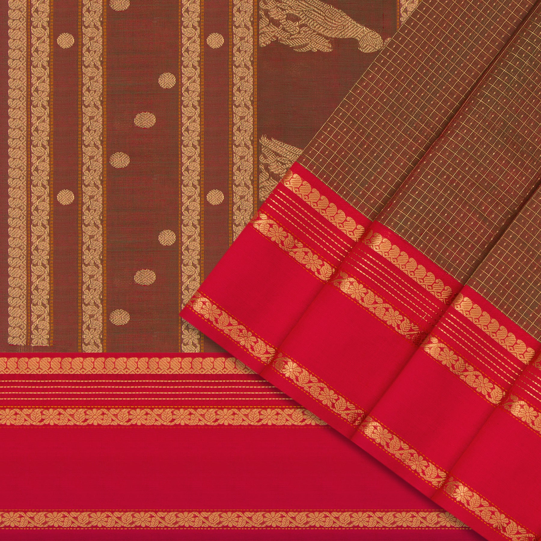 Kanakavalli Silk/Cotton Sari 24-613-HS005-05932 - Cover View