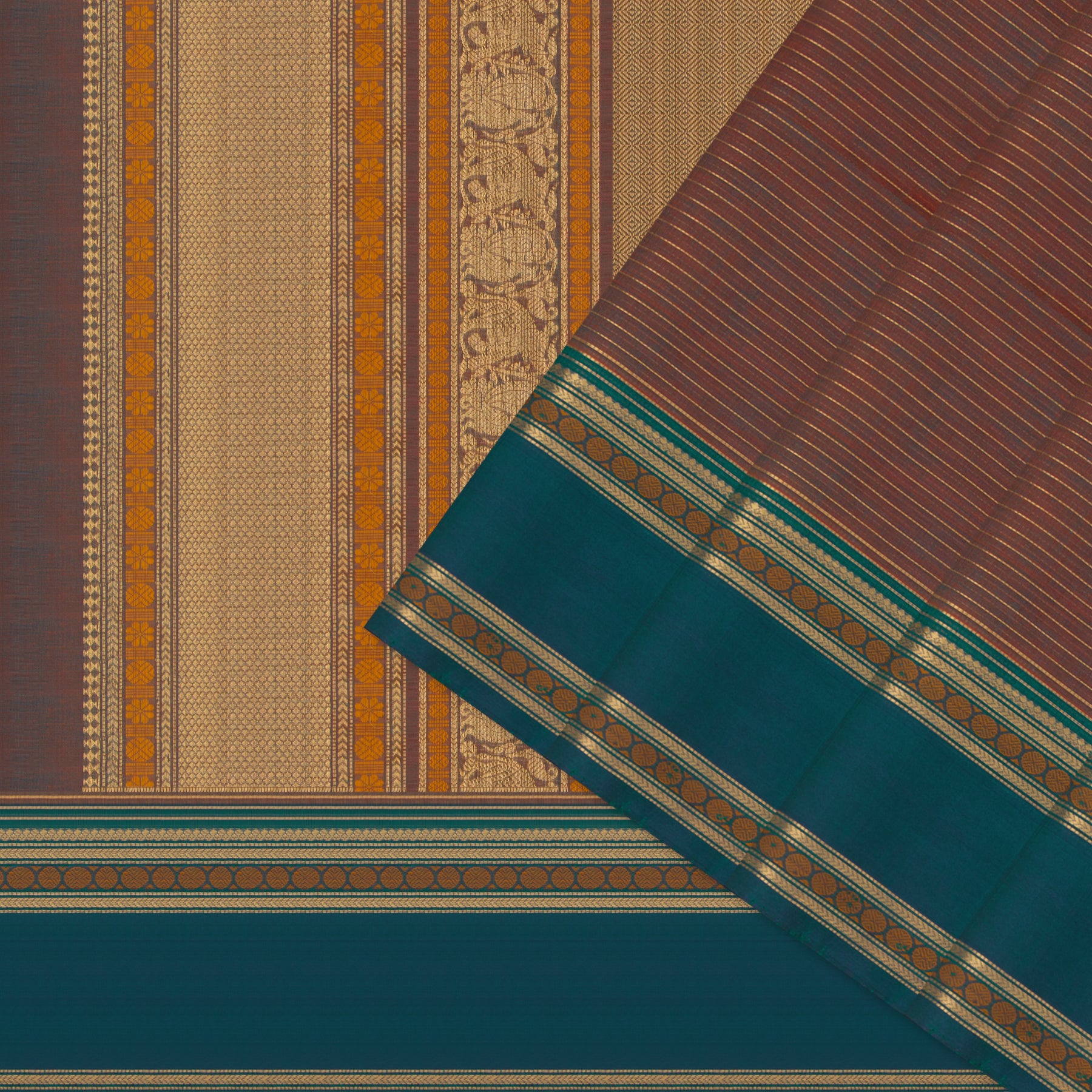 Kanakavalli Silk/Cotton Sari 24-613-HS005-05933