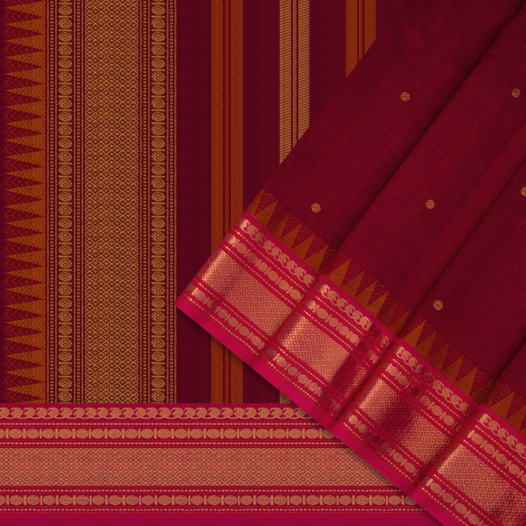 Kanakavalli Silk Cotton Sari 24-613-HS005-05957 - Cover View