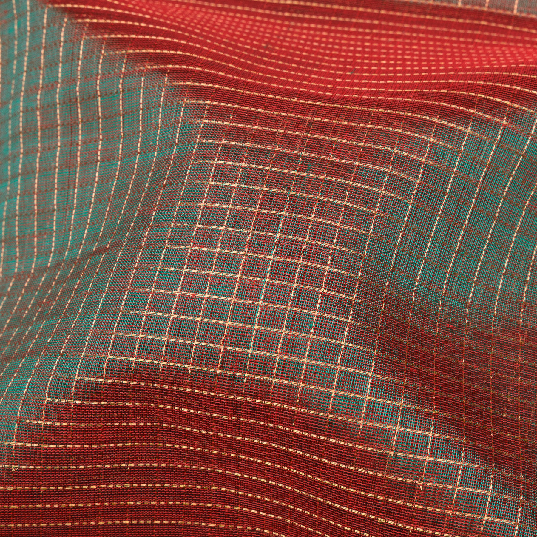 Kanakavalli Silk/Cotton Sari 24-613-HS005-09108 - Fabric View
