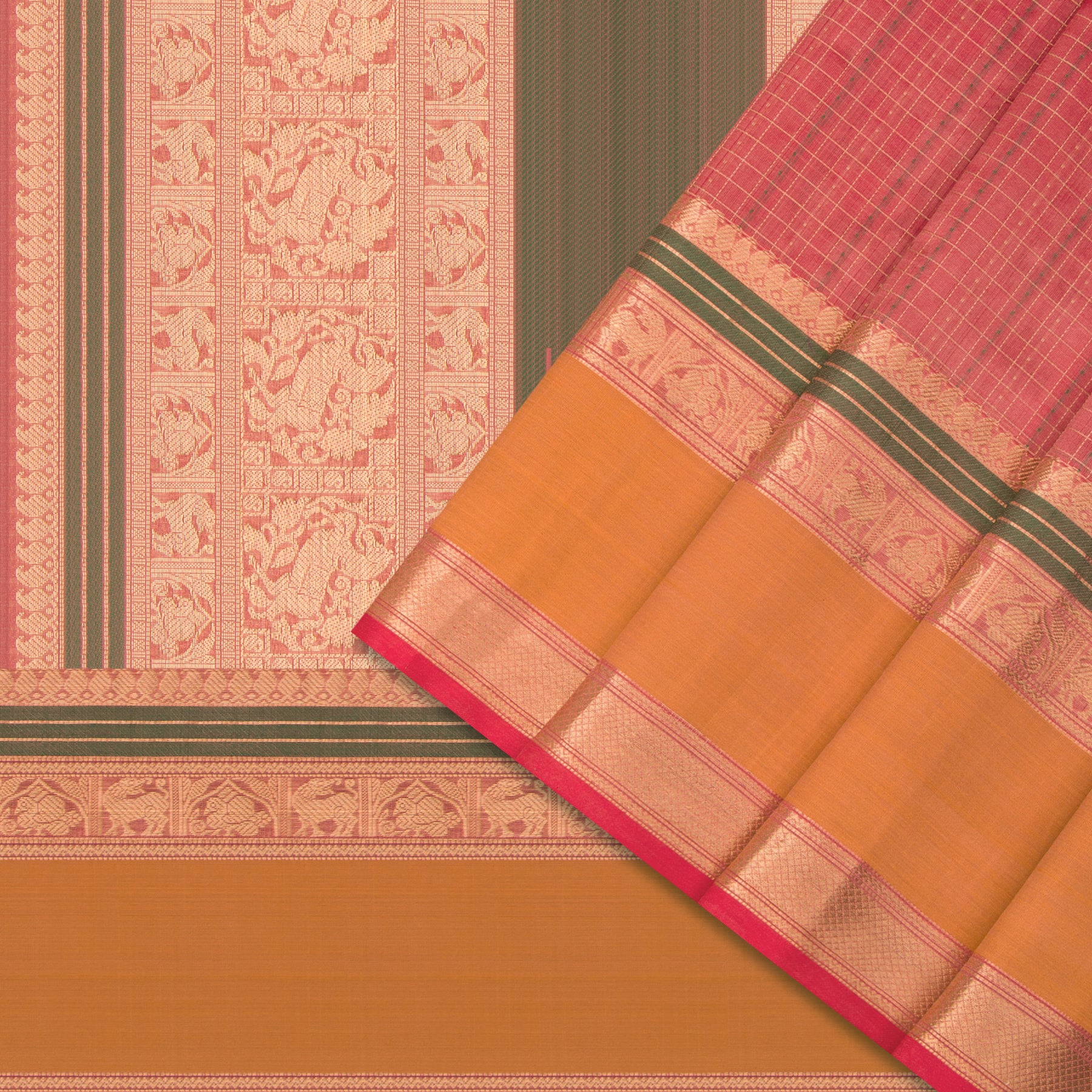 Kanakavalli Silk/Cotton Sari 24-613-HS005-09117 - Cover View