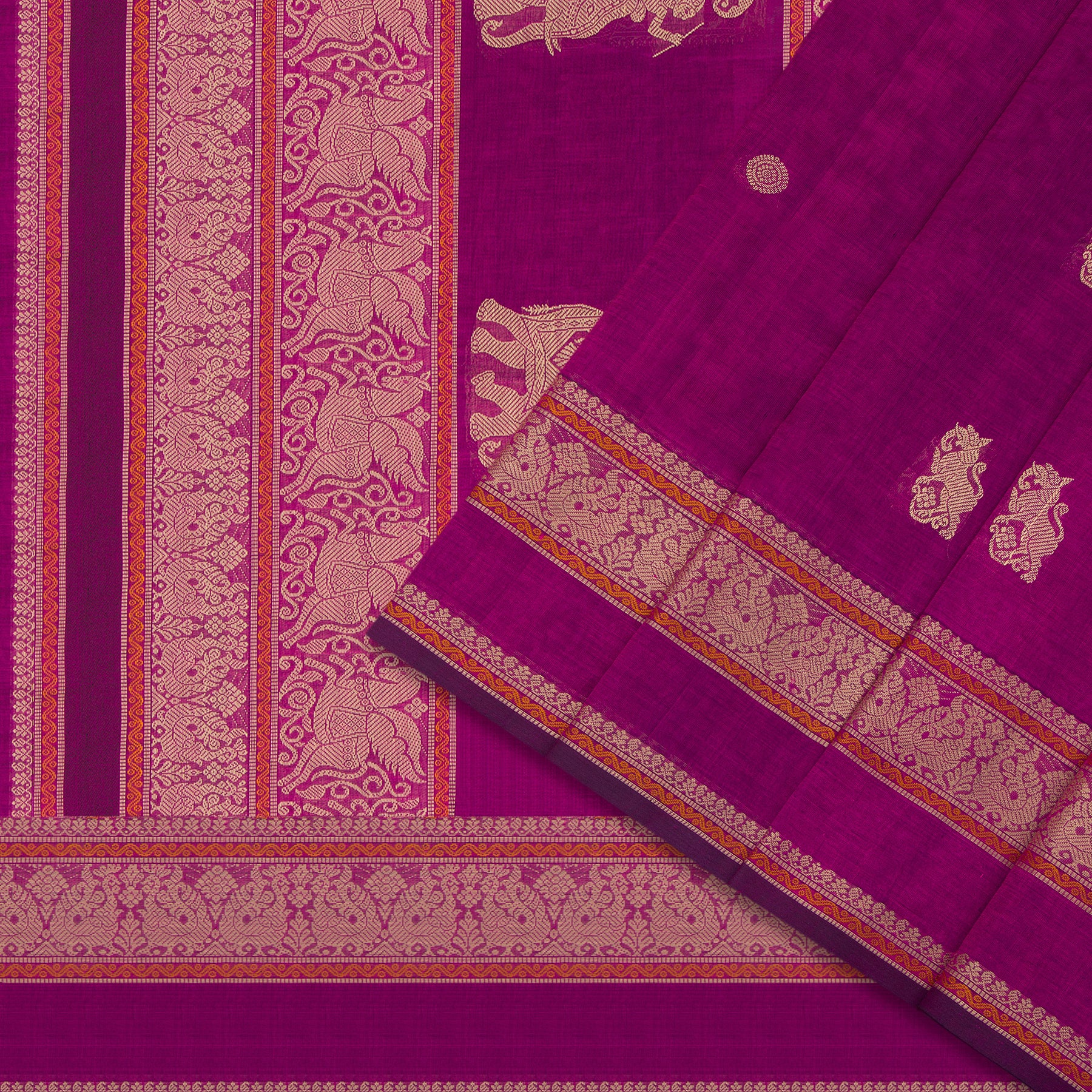 Kanakavalli Silk/Cotton Sari 24-613-HS005-09179 - Cover View