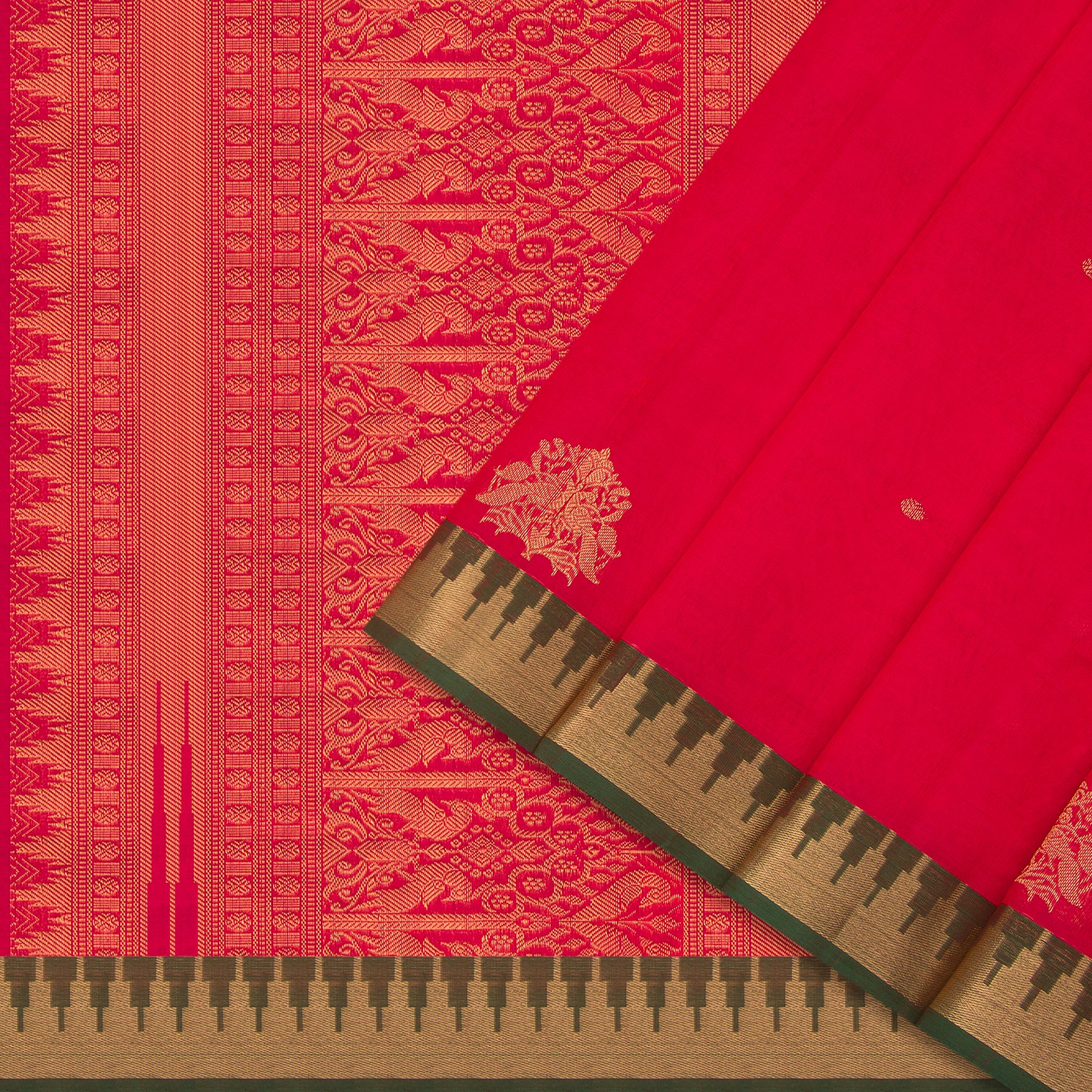 Kanakavalli Silk/Cotton Sari 24-613-HS005-09197 - Cover View