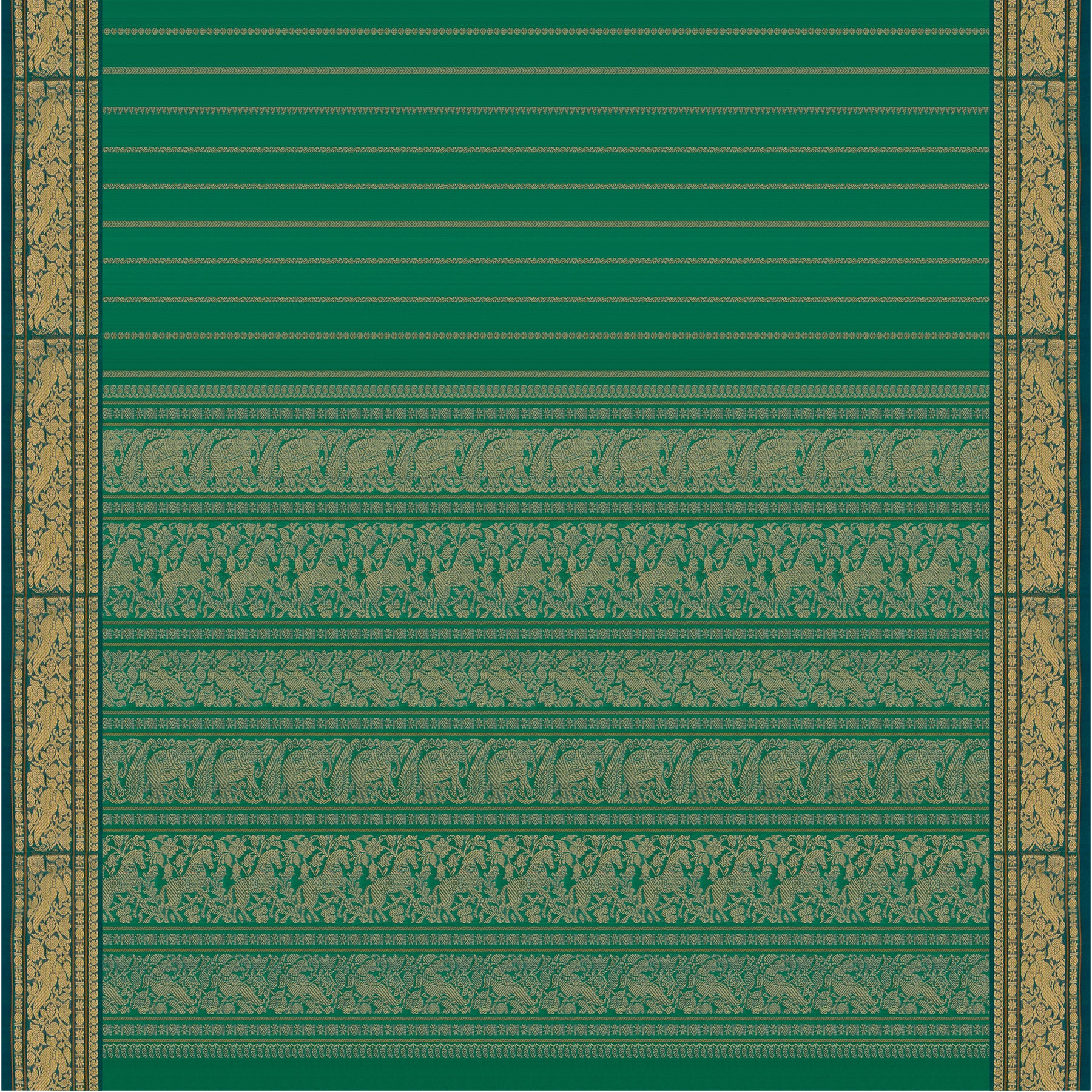 Kanakavalli Silk/Cotton Sari 24-613-HS005-13839 - Full View