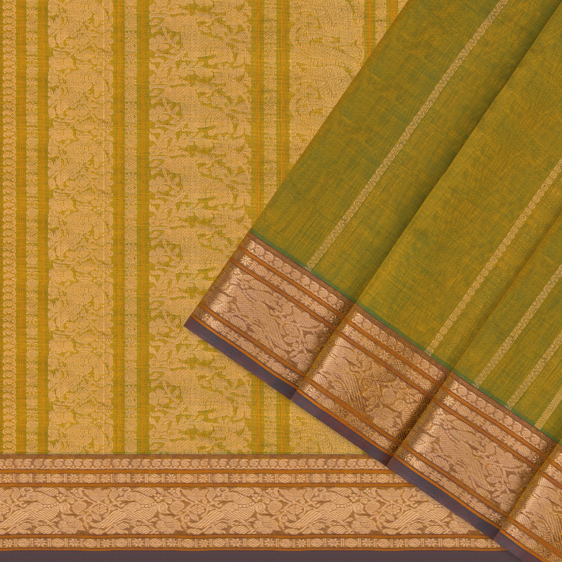 Kanakavalli Silk/Cotton Sari 24-613-HS005-13843 - Cover View