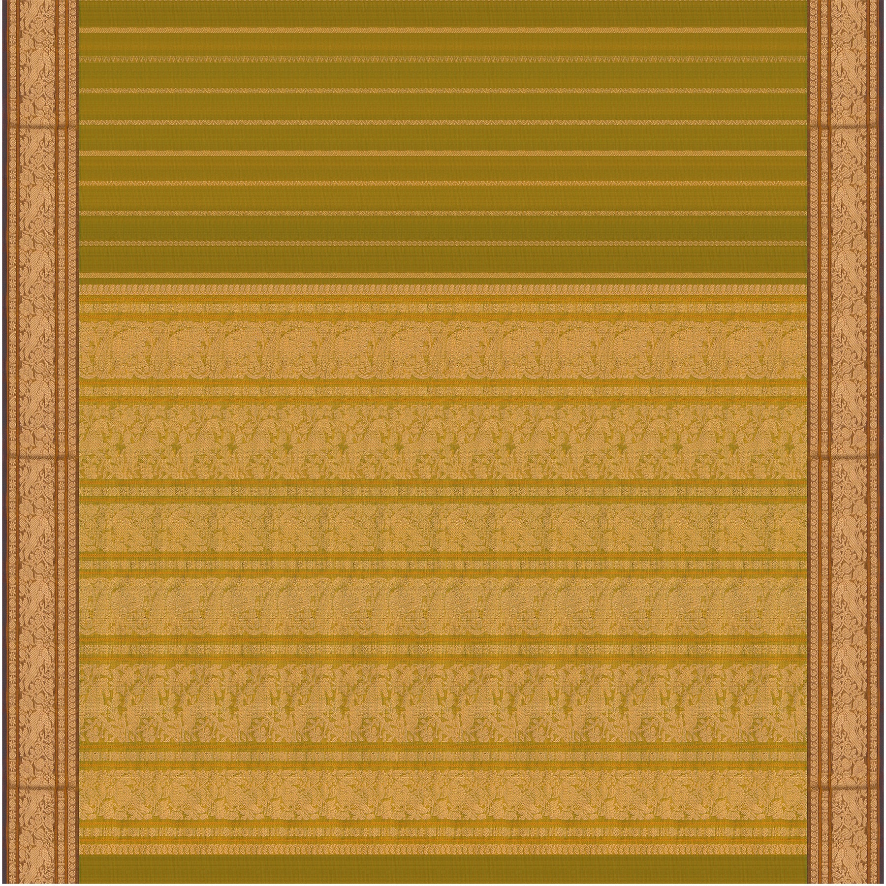 Kanakavalli Silk/Cotton Sari 24-613-HS005-13843 - Full View