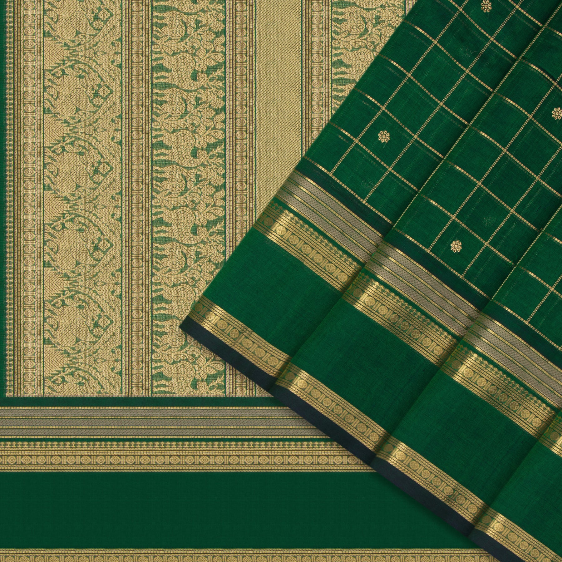 Kanakavalli Silk/Cotton Sari 24-613-HS005-14108