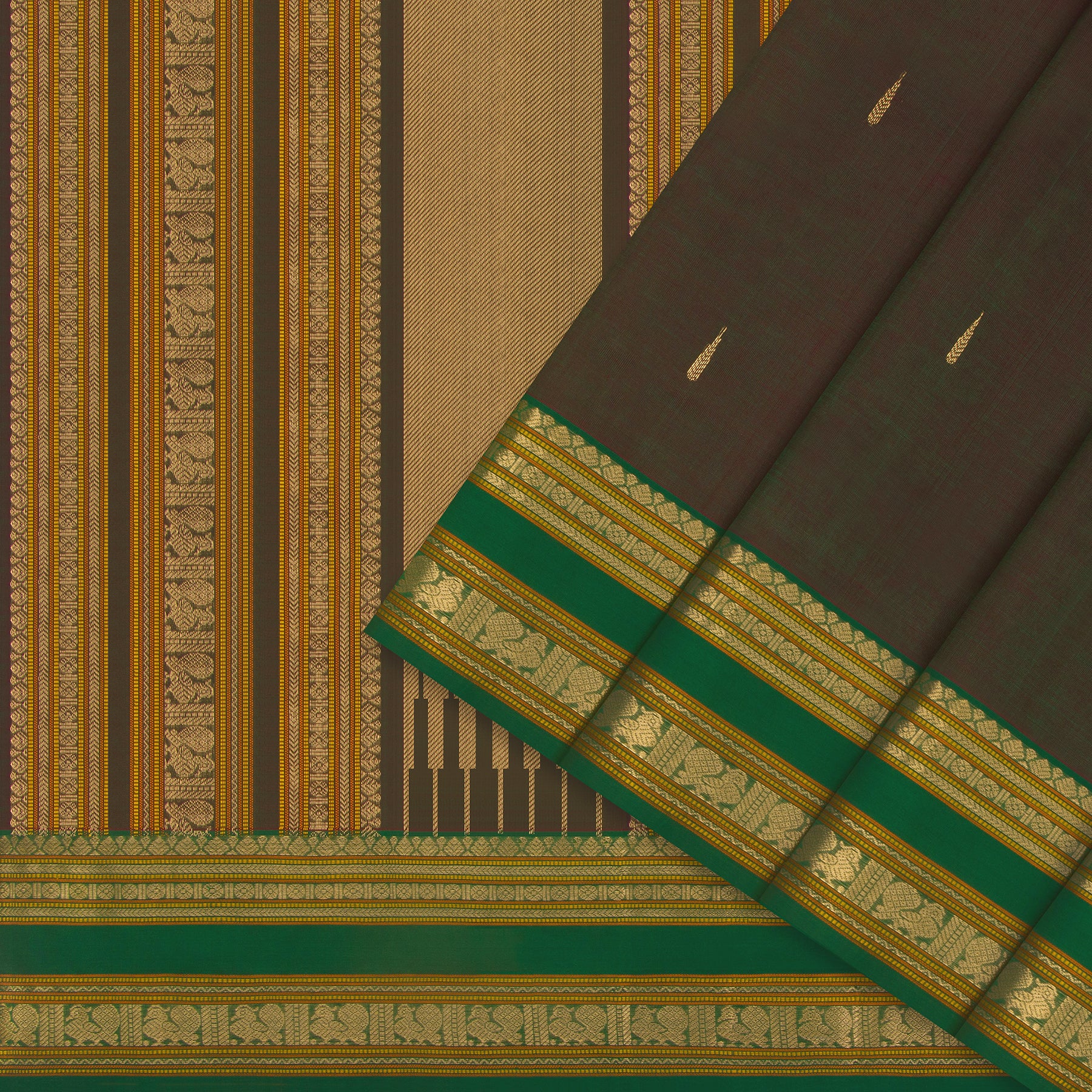 Kanakavalli Silk/Cotton Sari 24-613-HS005-14132 - Cover View