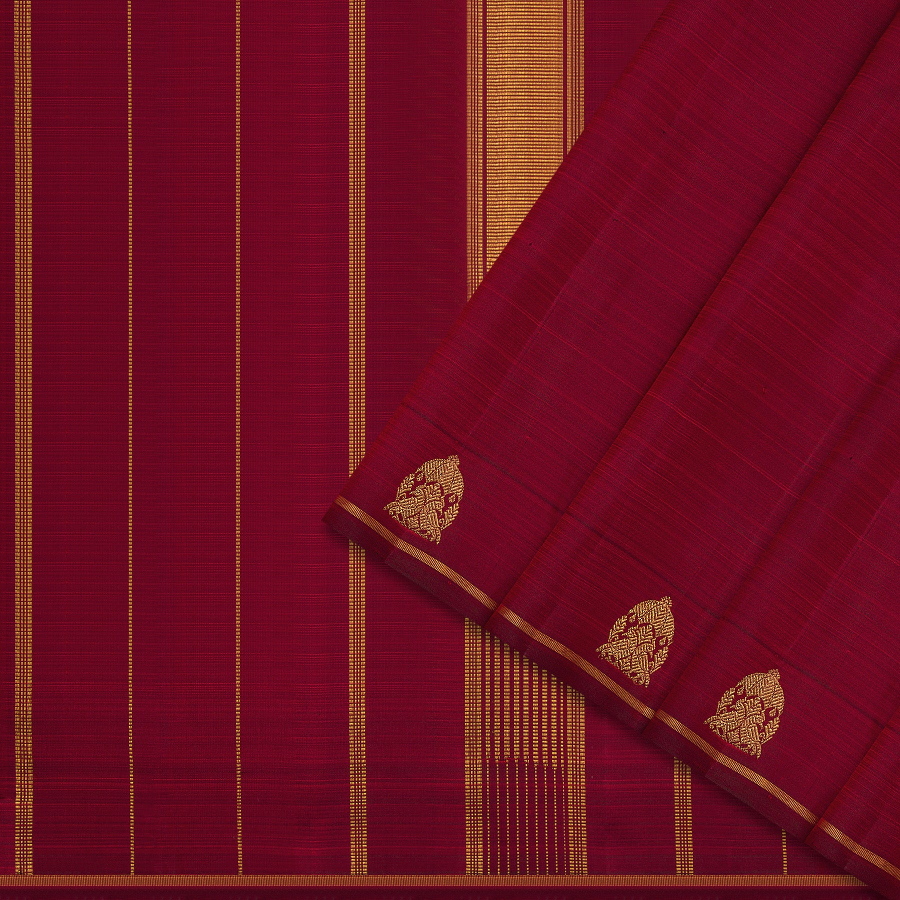 Kanakavalli Kanjivaram Silk Sari 24-615-HS001-02156 - Cover View