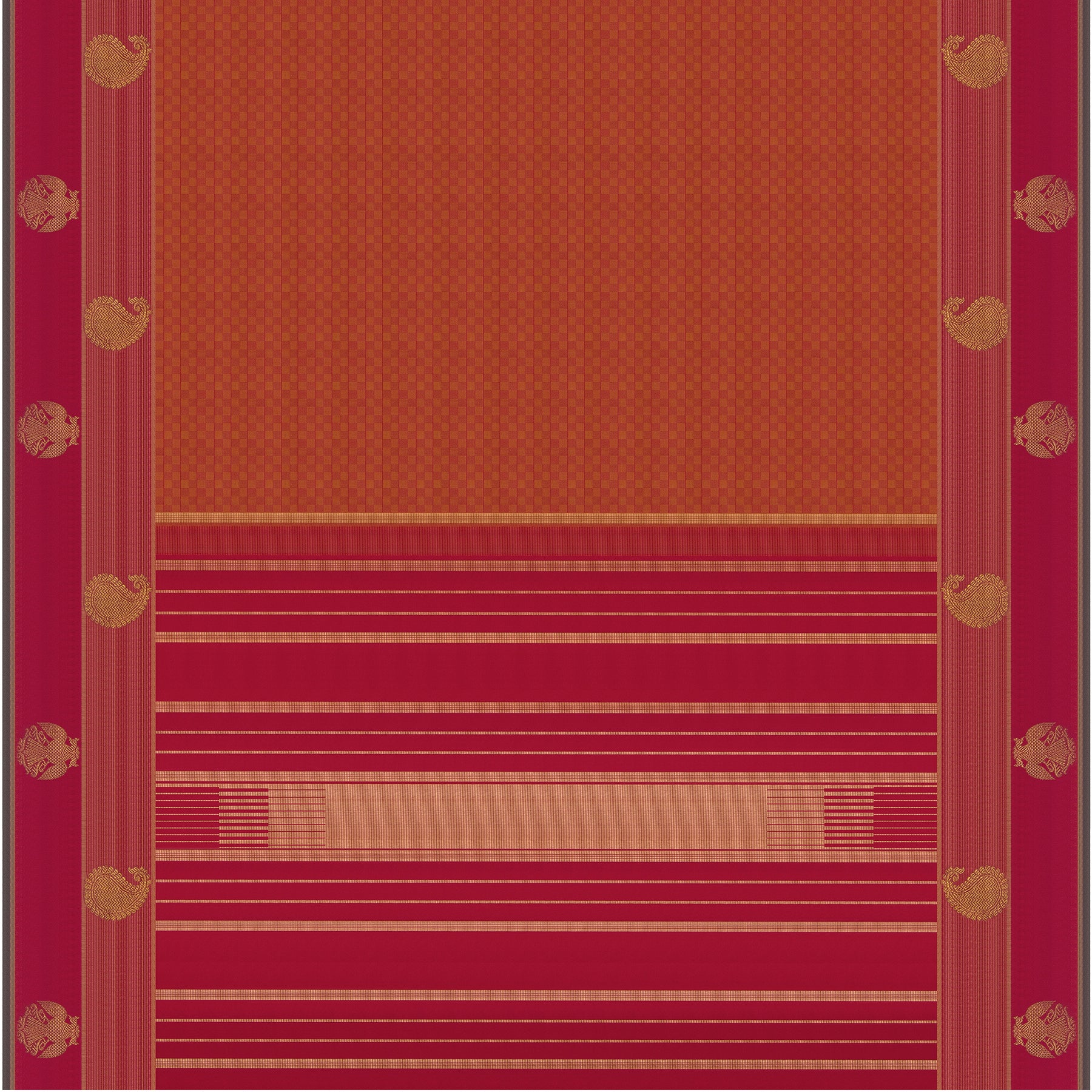 Kanakavalli Kanjivaram Silk Sari 24-615-HS001-02166 - Full View