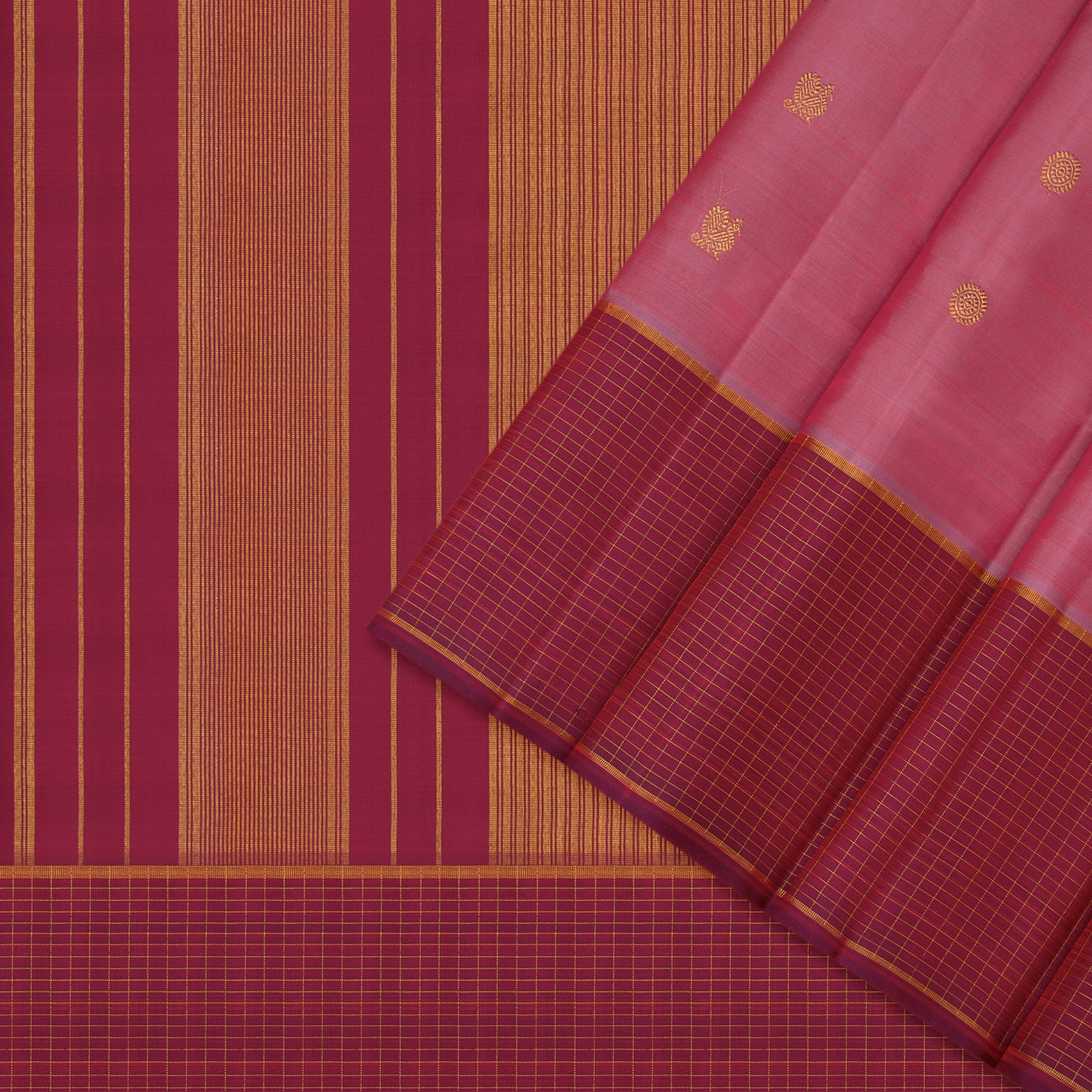 Kanakavalli Kanjivaram Silk Sari 24-615-HS001-02172 - Cover View