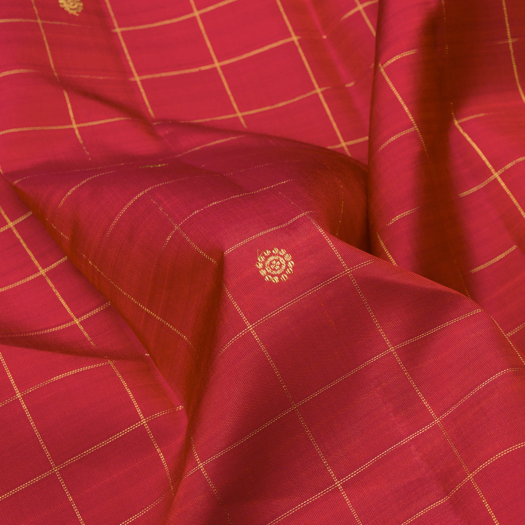 Kanakavalli Kanjivaram Silk Sari 24-615-HS001-02193 - Fabric View