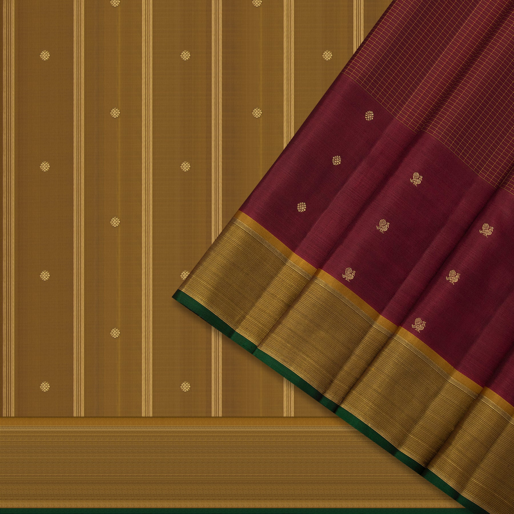 Kanakavalli Kanjivaram Silk Sari 24-615-HS001-02224 - Cover View