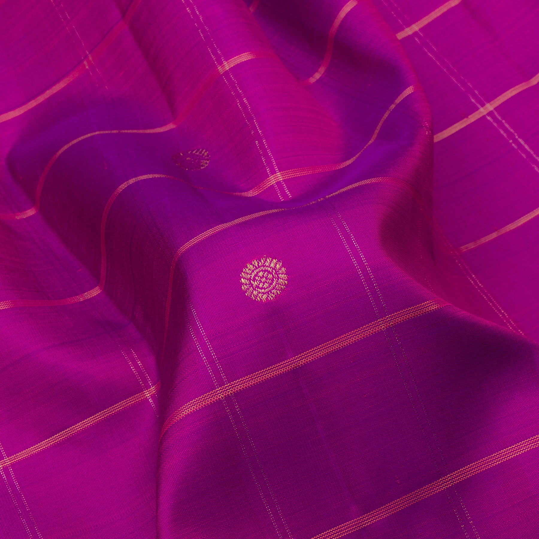 Kanakavalli Kanjivaram Silk Sari 24-615-HS001-02230 - Fabric View