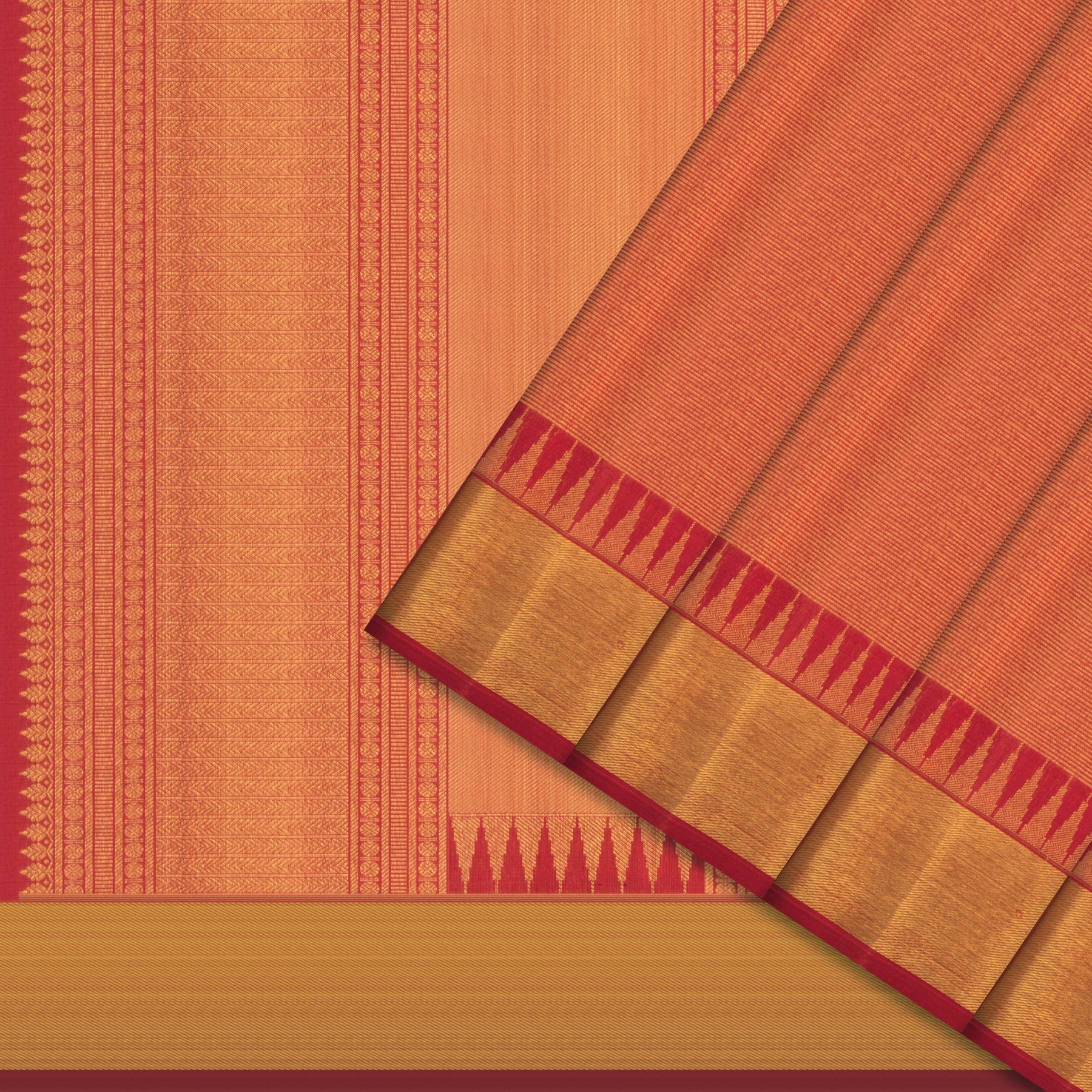 Kanakavalli Kanjivaram Silk Sari 24-615-HS001-02235 - Cover View