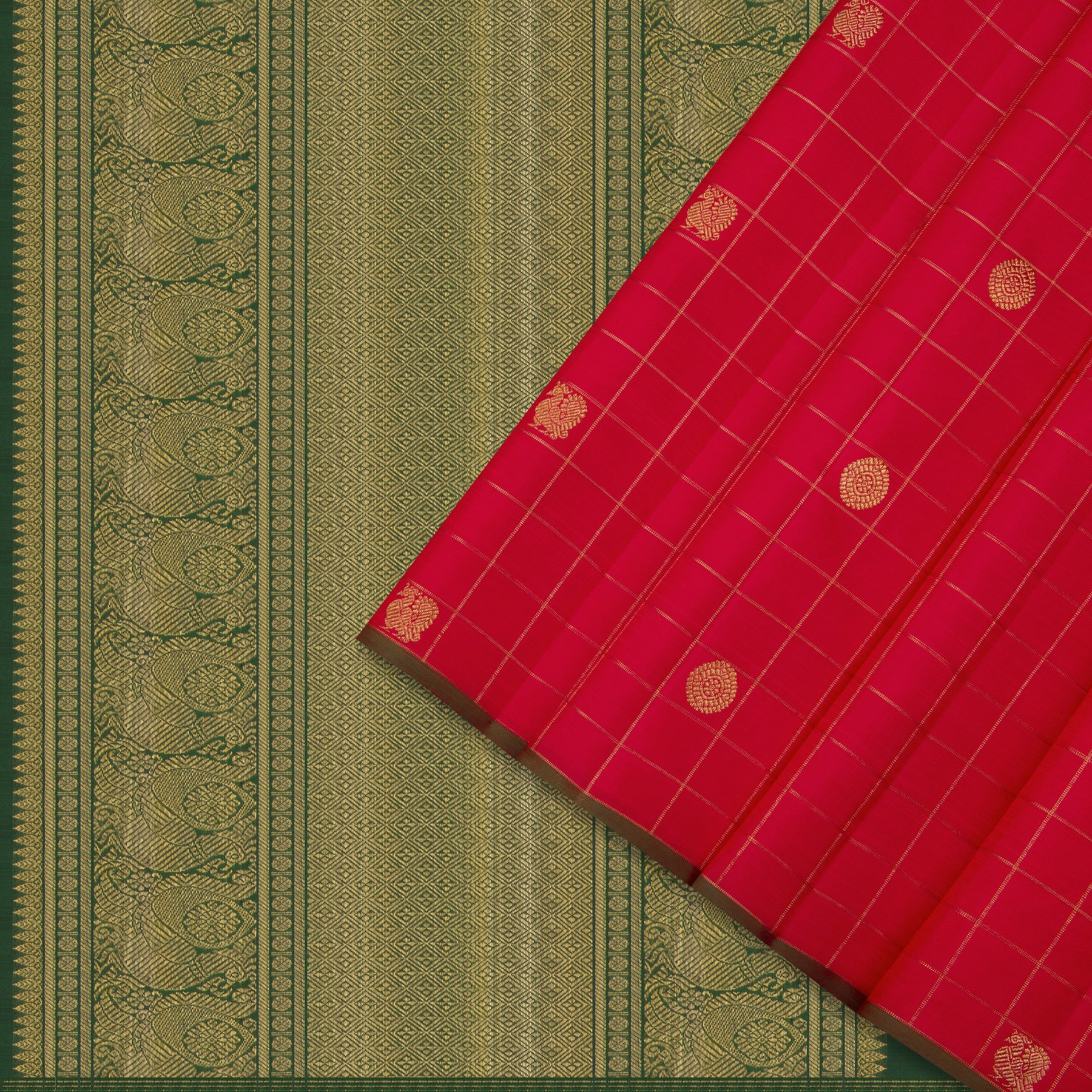 Kanakavalli Kanjivaram Silk Sari 24-615-HS001-03228 - Cover View