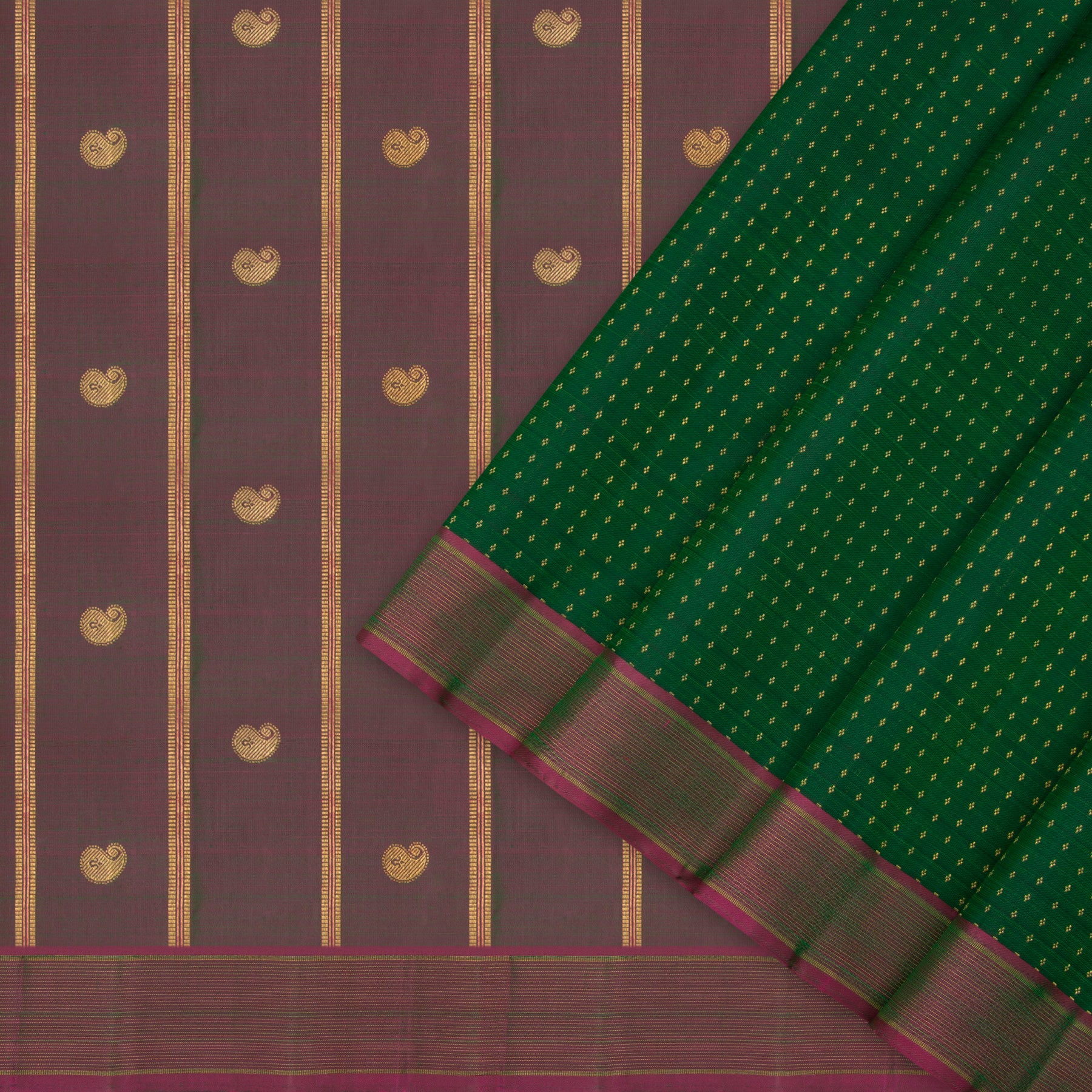 Kanakavalli Kanjivaram Silk Sari 24-615-HS001-03237 - Cover View