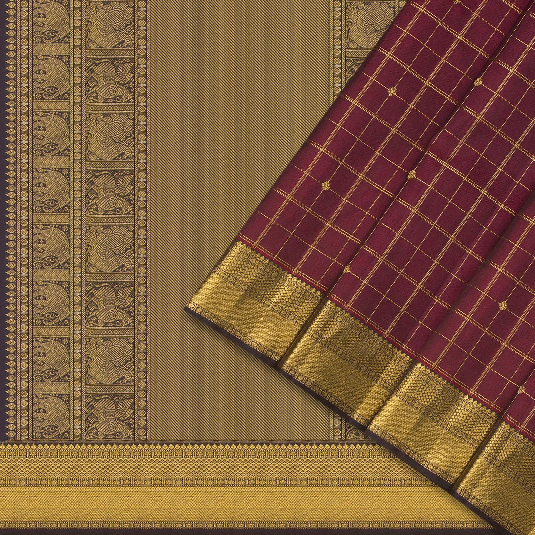 Kanakavalli Kanjivaram Silk Sari 24-615-HS001-03516 - Cover View