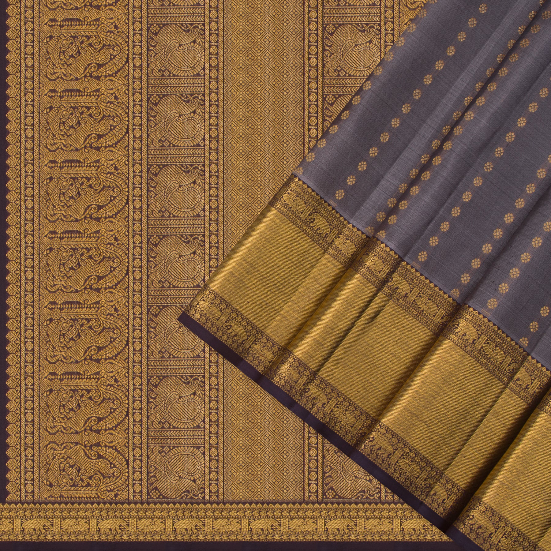 Kanakavalli Kanjivaram Silk Sari 24-615-HS001-03527 - Cover View