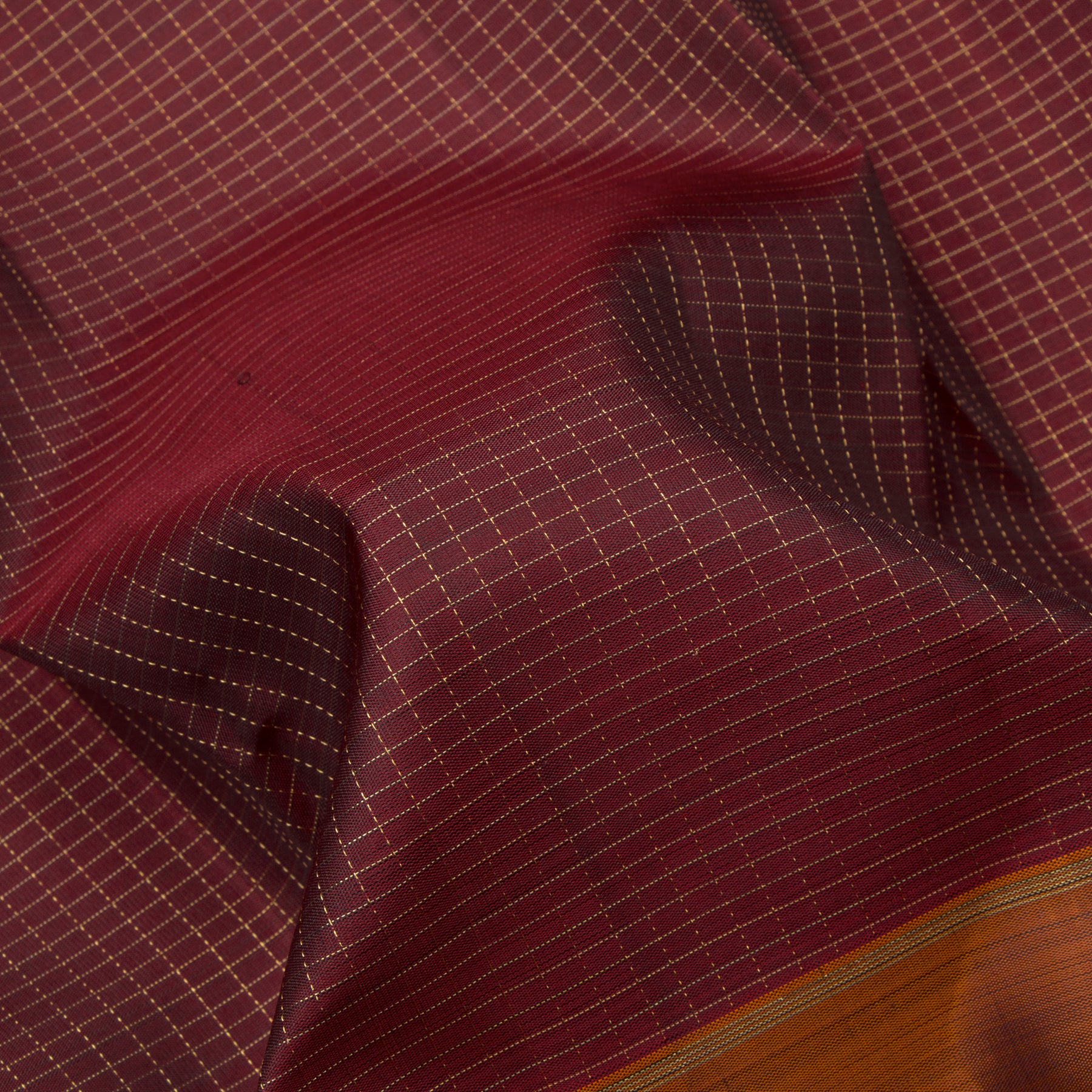 Kanakavalli Kanjivaram Silk Sari 24-615-HS001-03534 - Fabric View