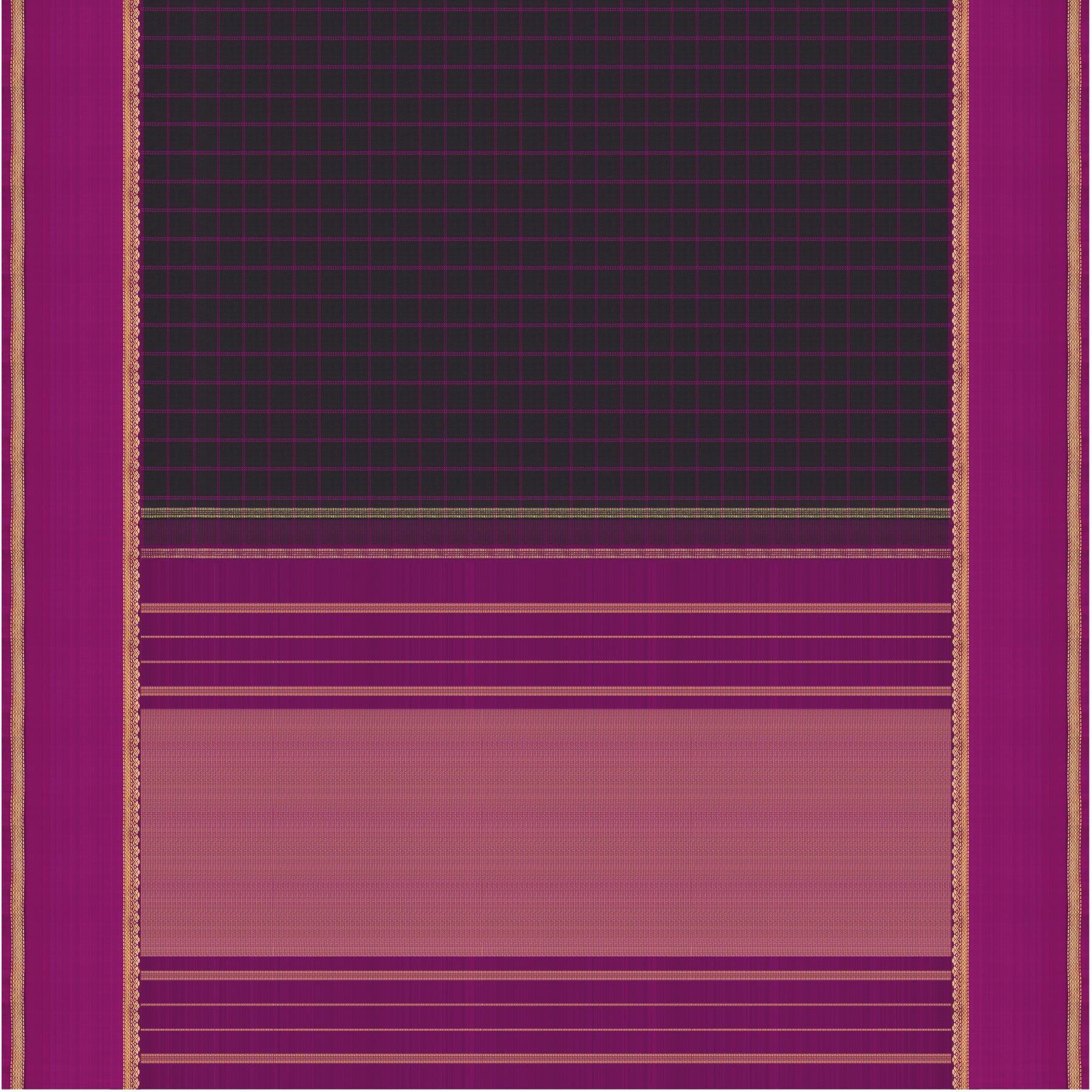 Kanakavalli Kanjivaram Silk Sari 24-615-HS001-05710 - Full View
