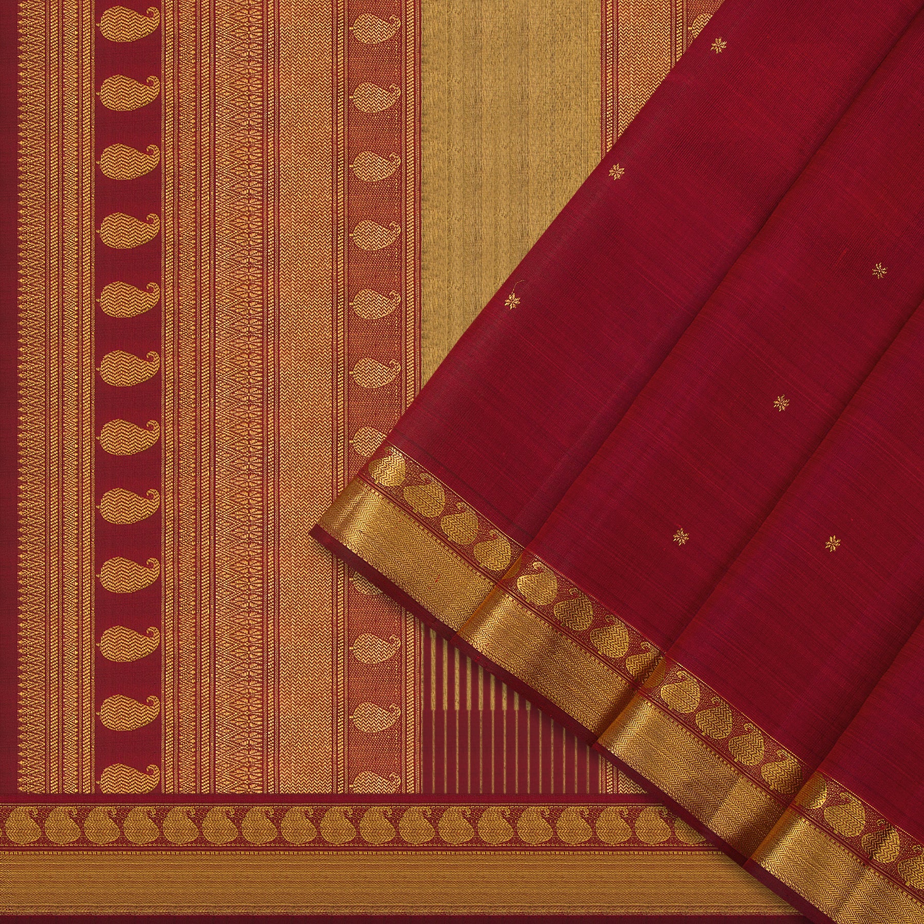 Kanakavalli Kanjivaram Silk Sari 24-615-HS001-05738 - Cover View