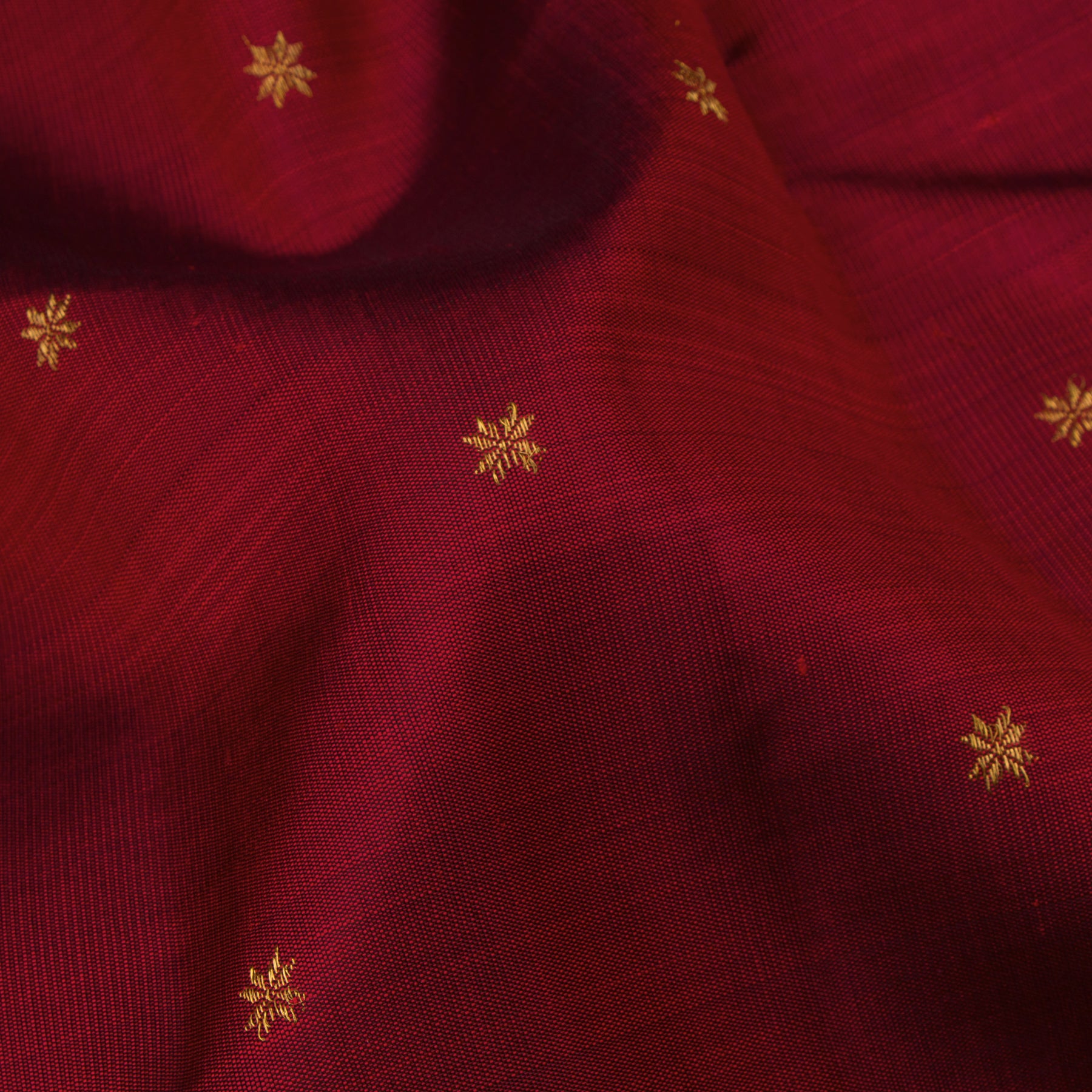 Kanakavalli Kanjivaram Silk Sari 24-615-HS001-05738 - Fabric View